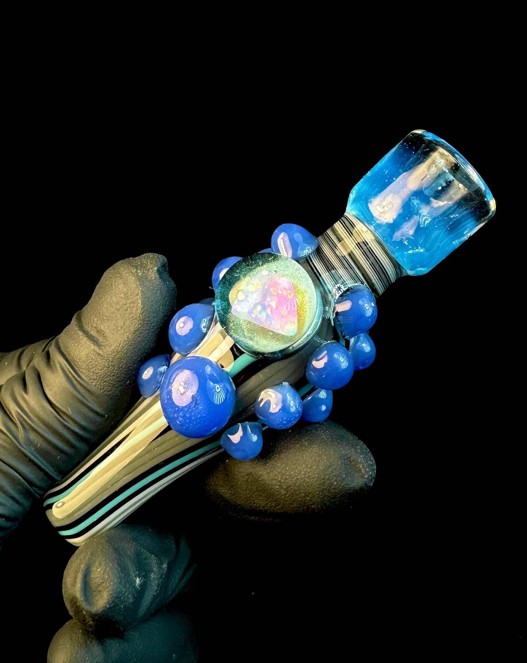 Ice fade two tone opal chillum