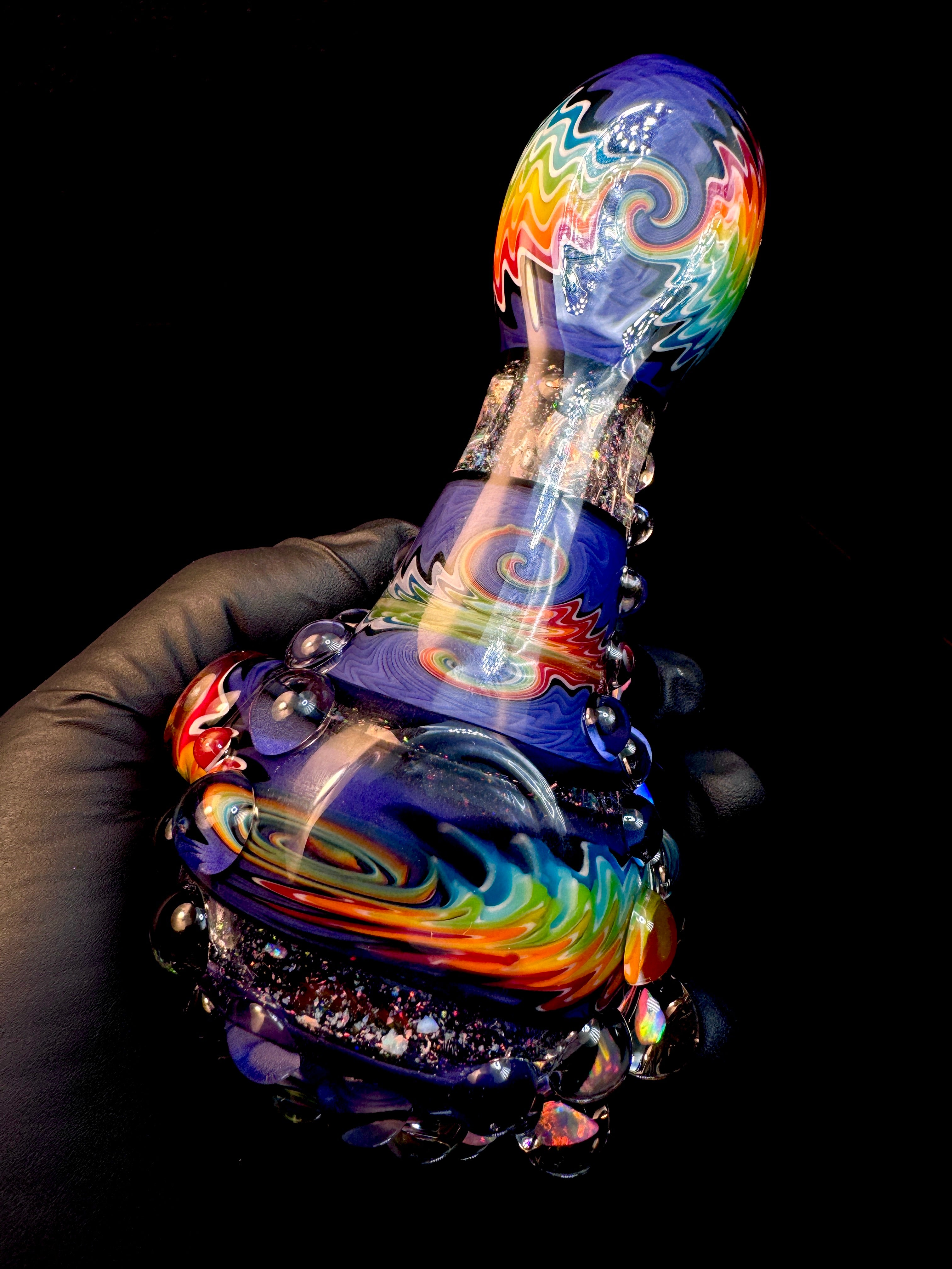 Wigwag opal spoon