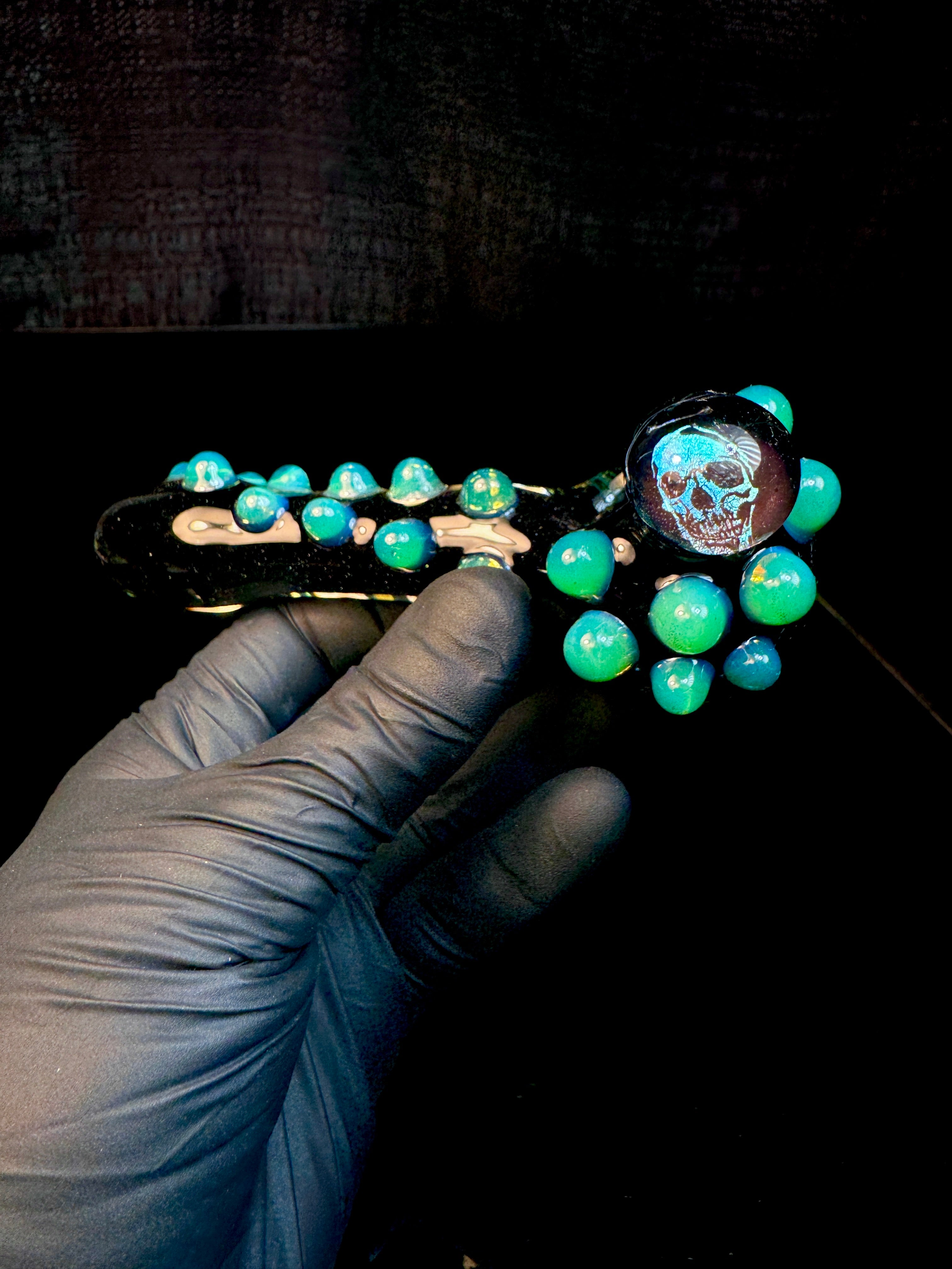 Dichroic Skull spoon