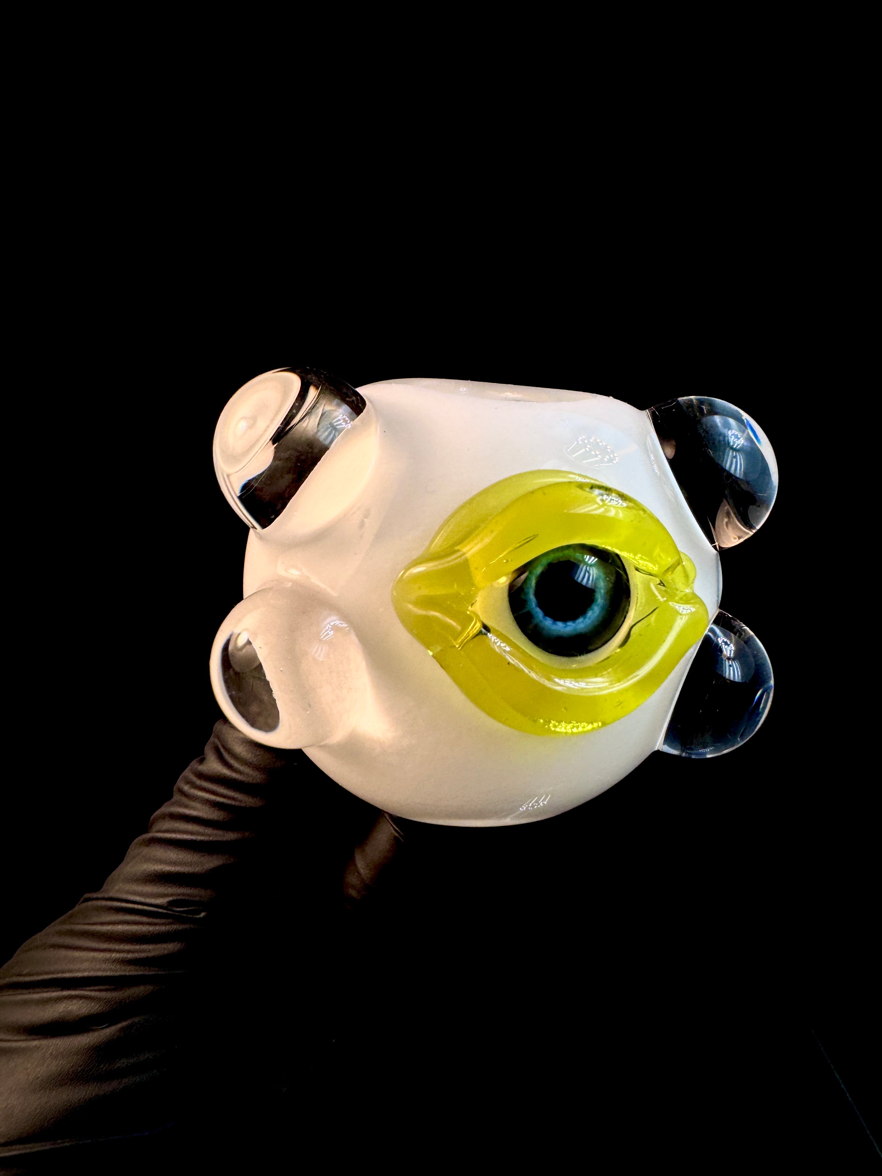 Star white x trans yellow eyeball monster