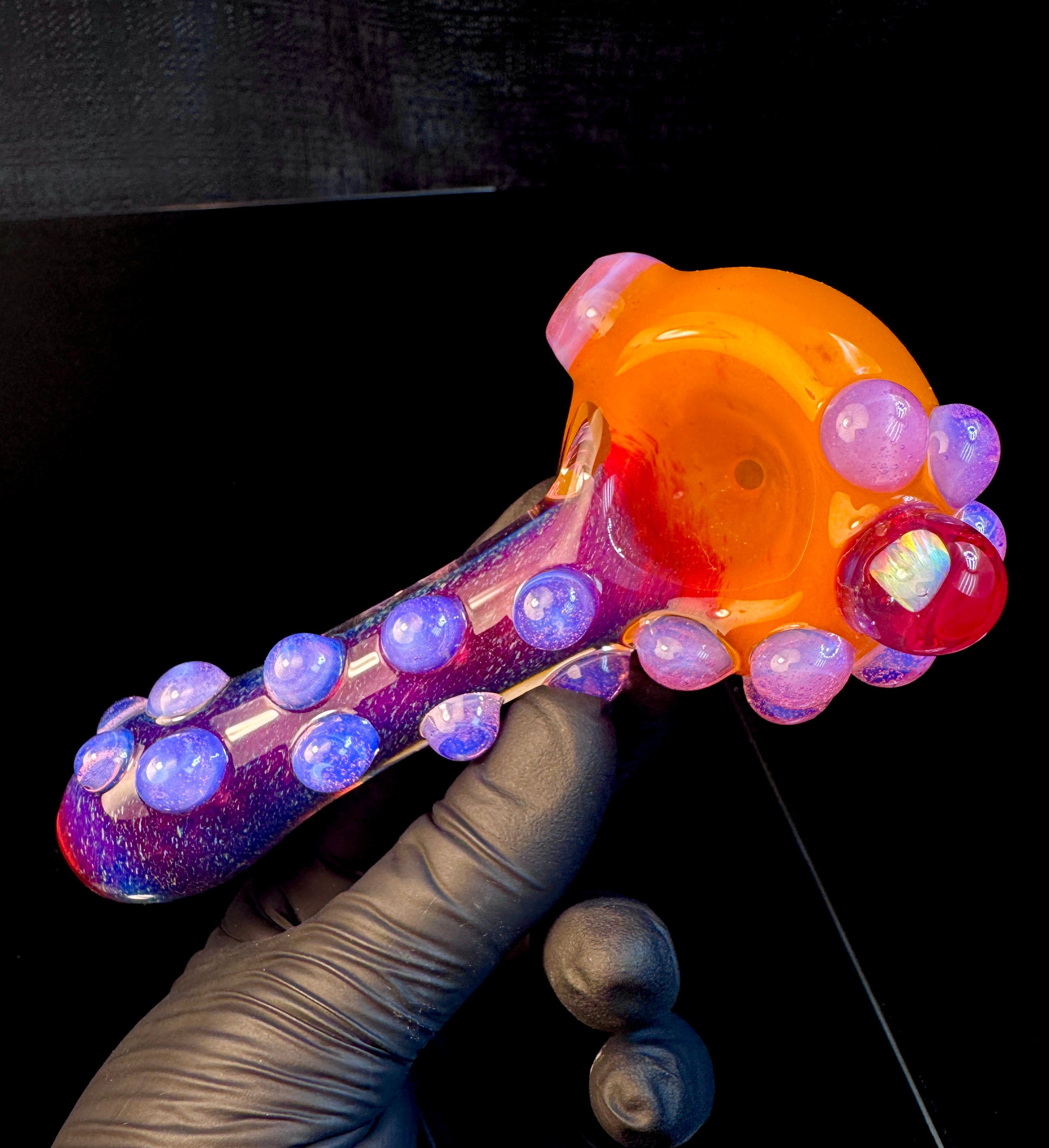 Lava x Midnight magenta opal pipe (Prime)