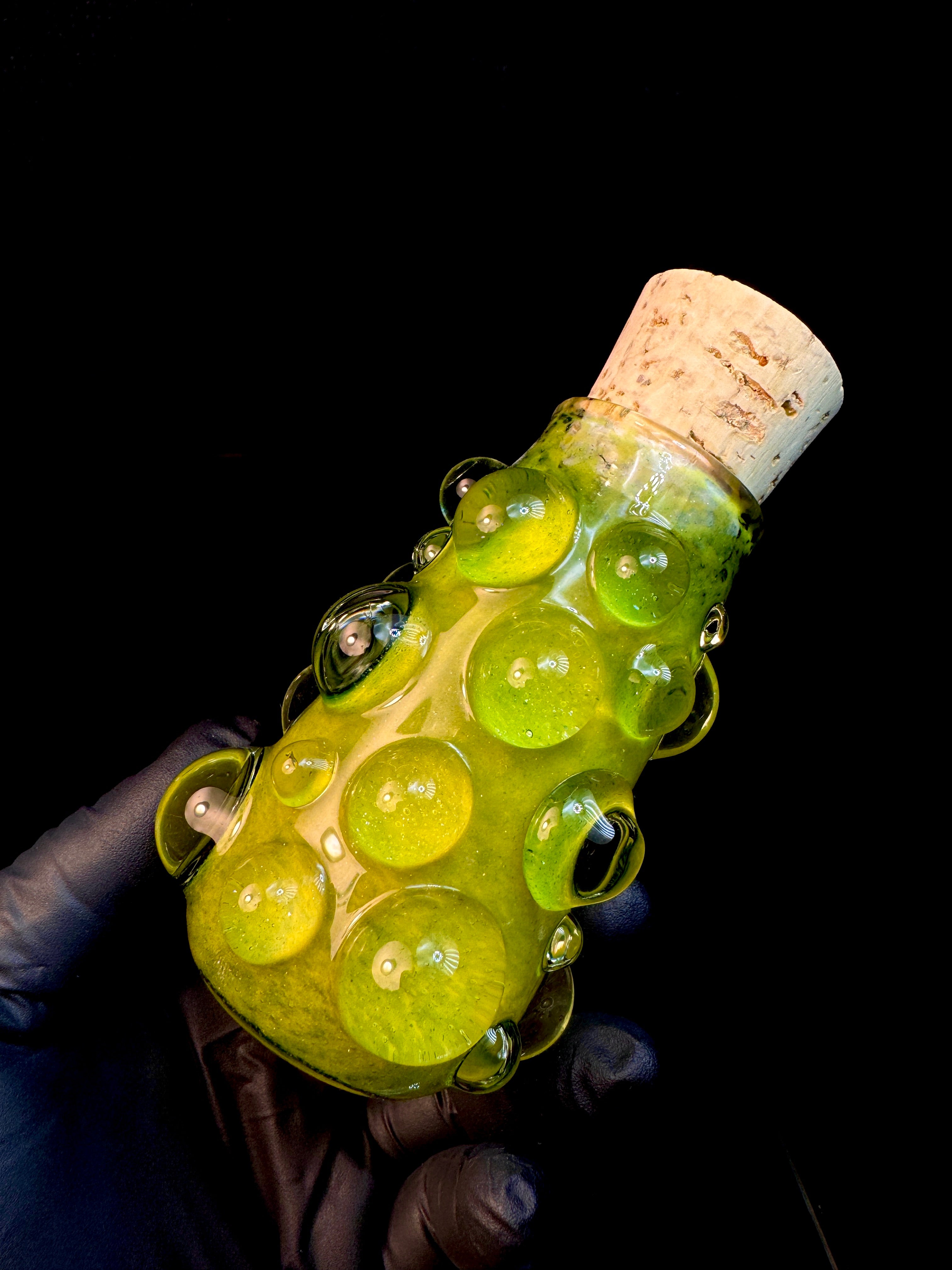 XL Dandelion flat bottom nug Jar