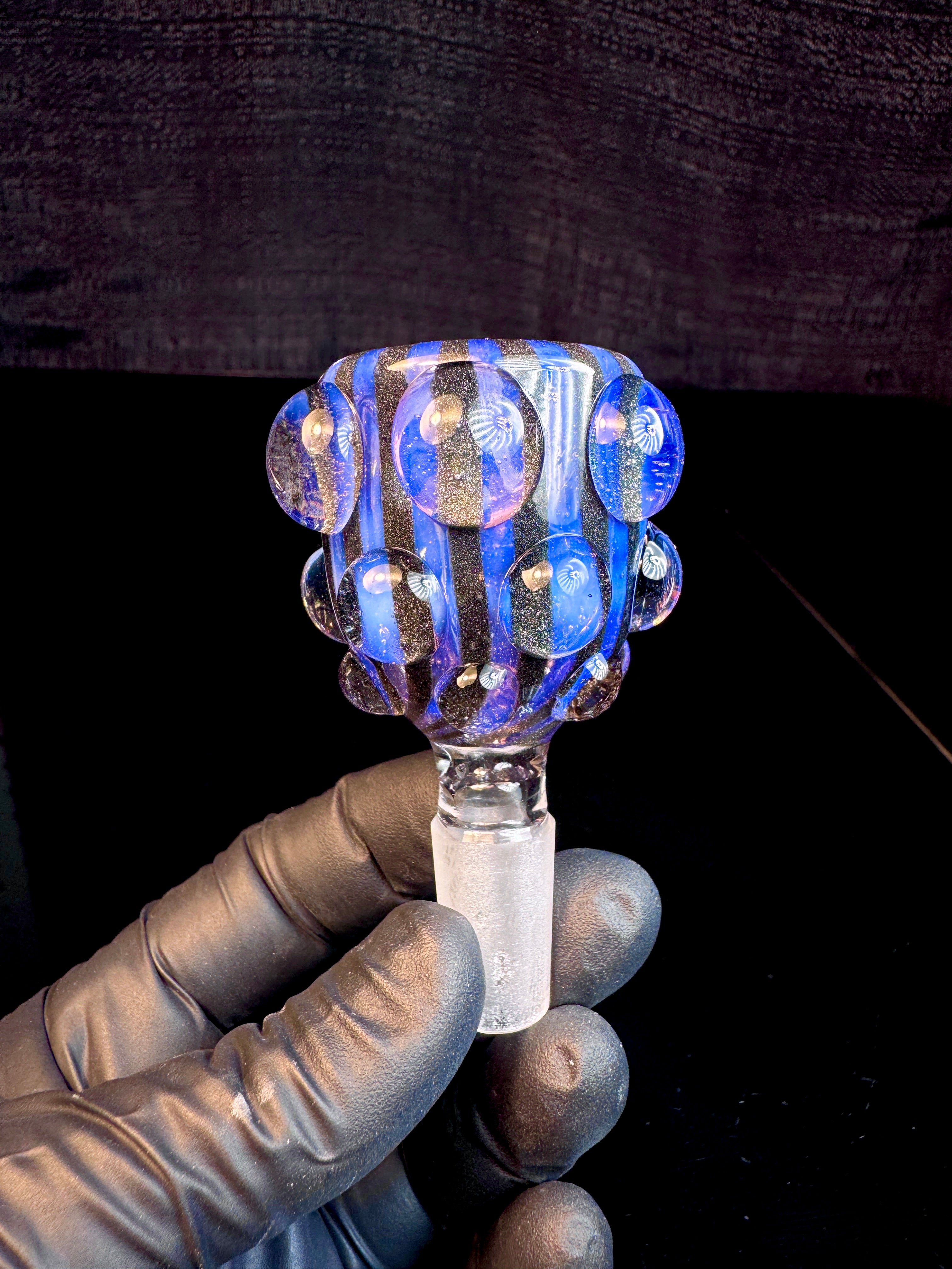 10mm Pink slyme Razzy dot bowl