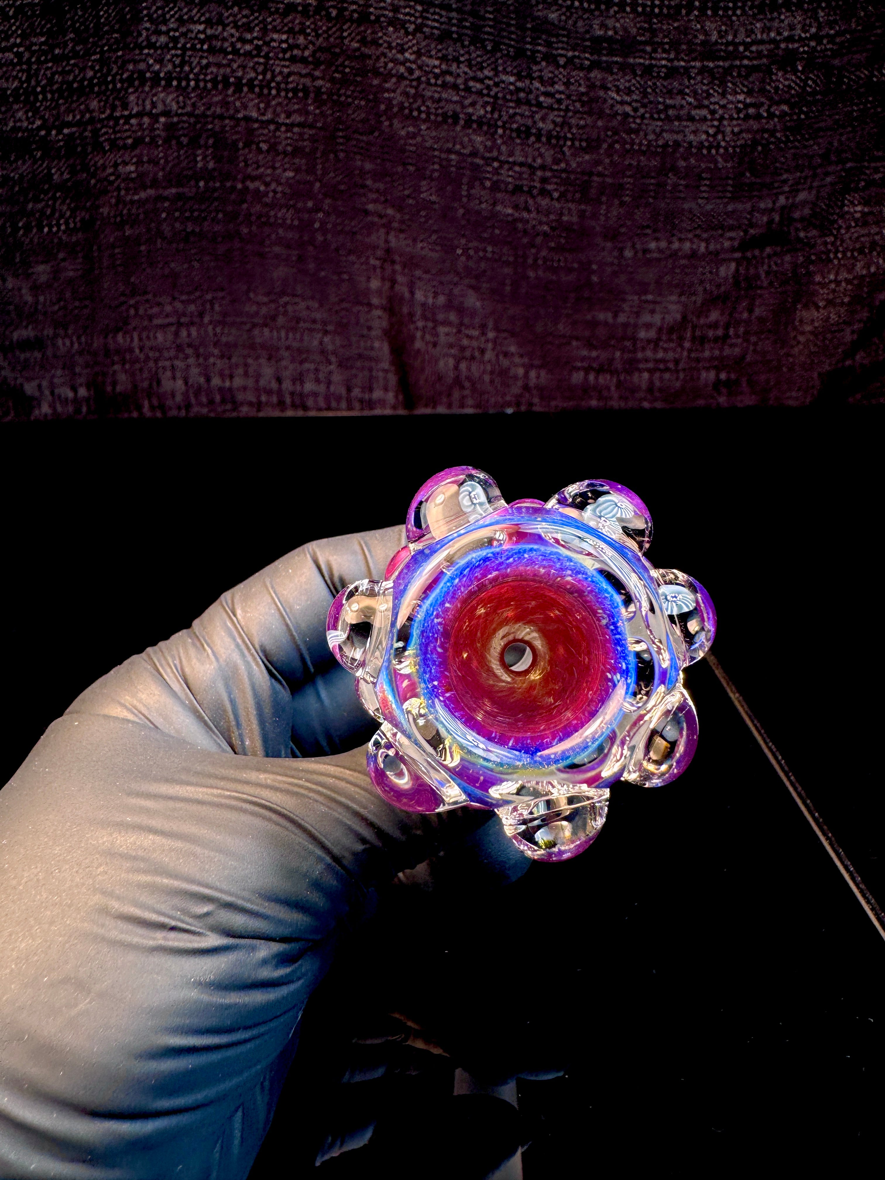 18mm/19mm Midnight magenta dot Slide