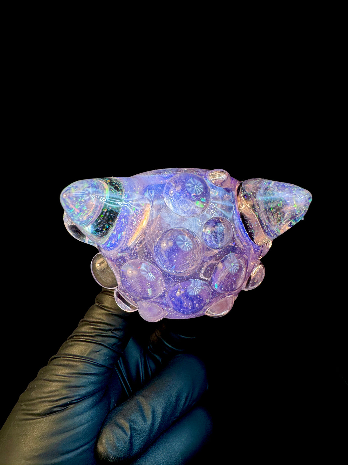 Cat ears dichroic cropal opal pipe