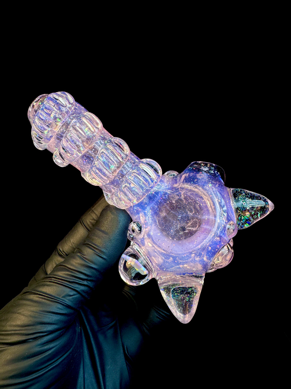 Cat ears dichroic cropal opal pipe
