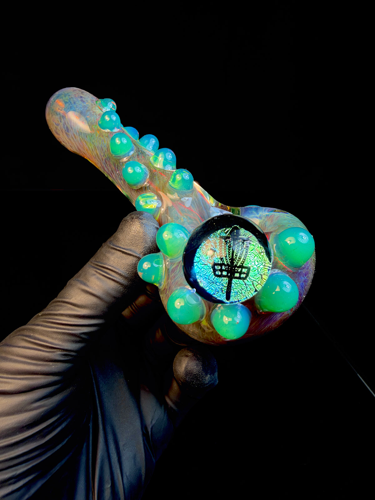 Dichroic disc golf spoon