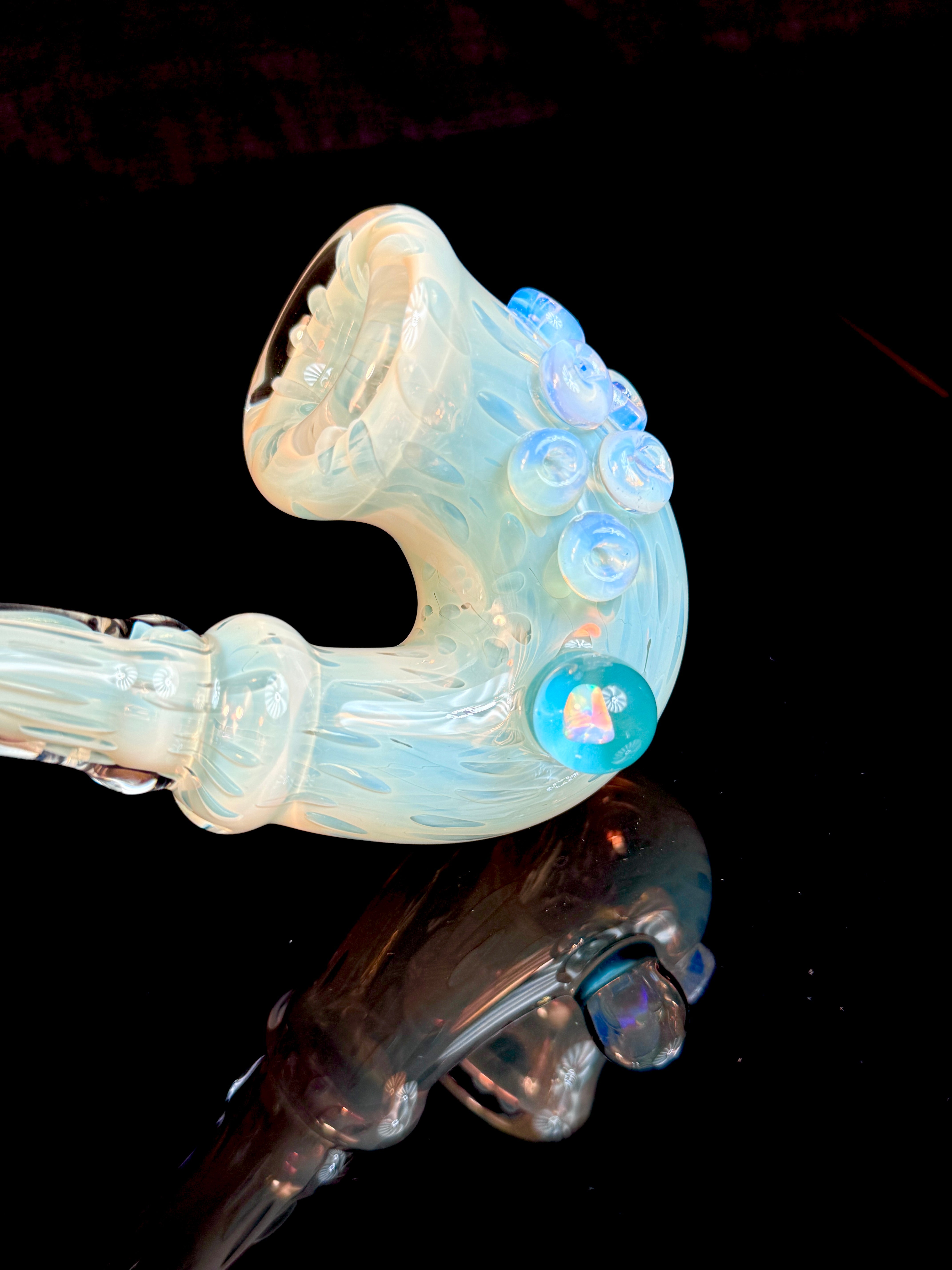 Fumed color changing opal sherlock