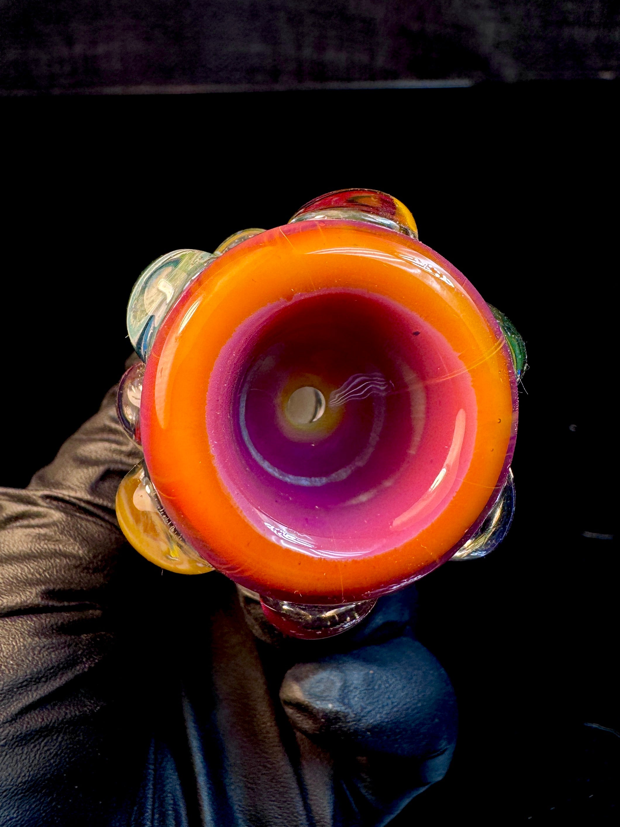 Cuenco de puntos Serendipity de 14 mm con degradado de arcoíris
