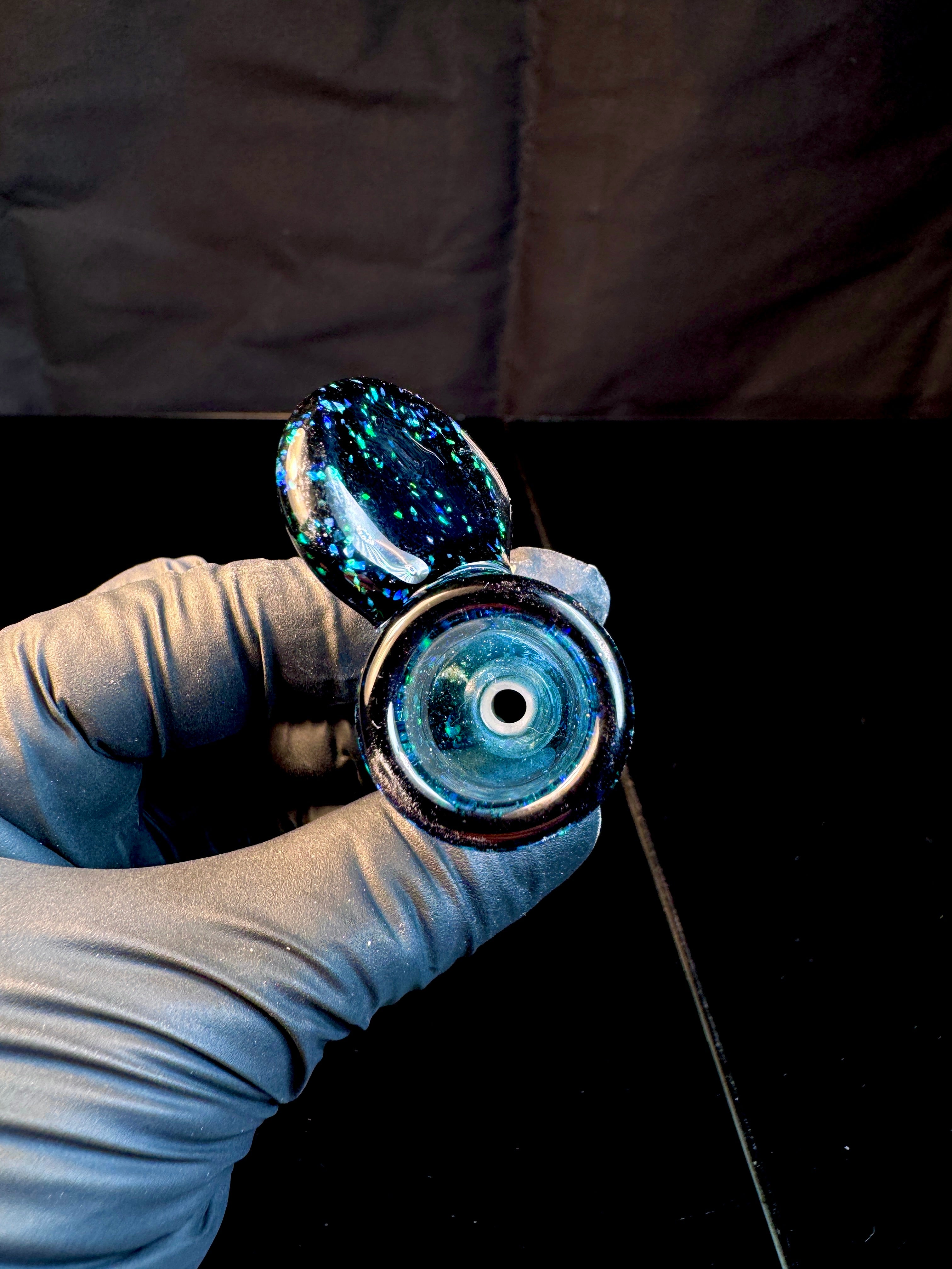 14mm Turquoise cropal snapper Slide