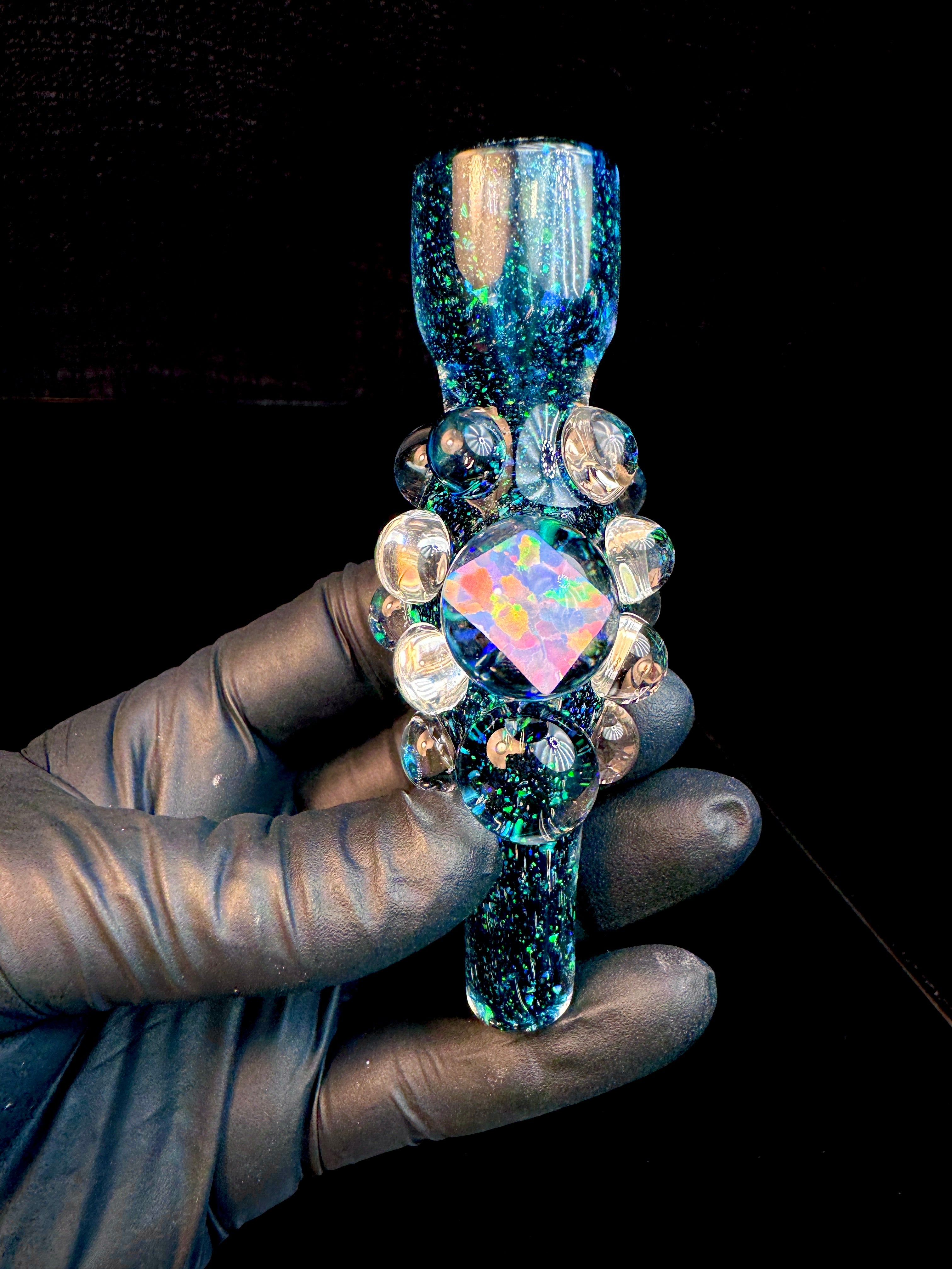 Green Cropal opal Chillum