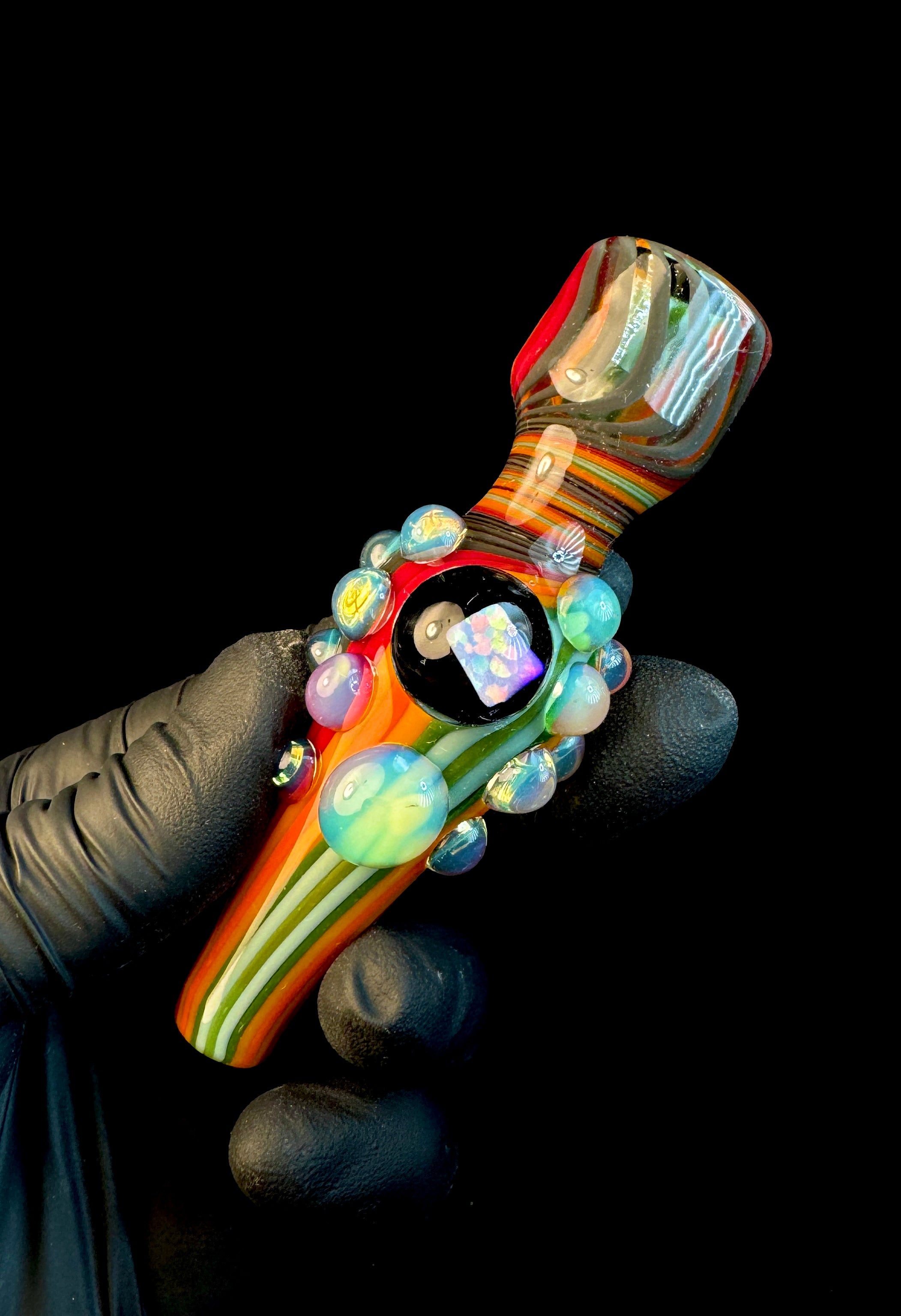 Carrot top opal chillum