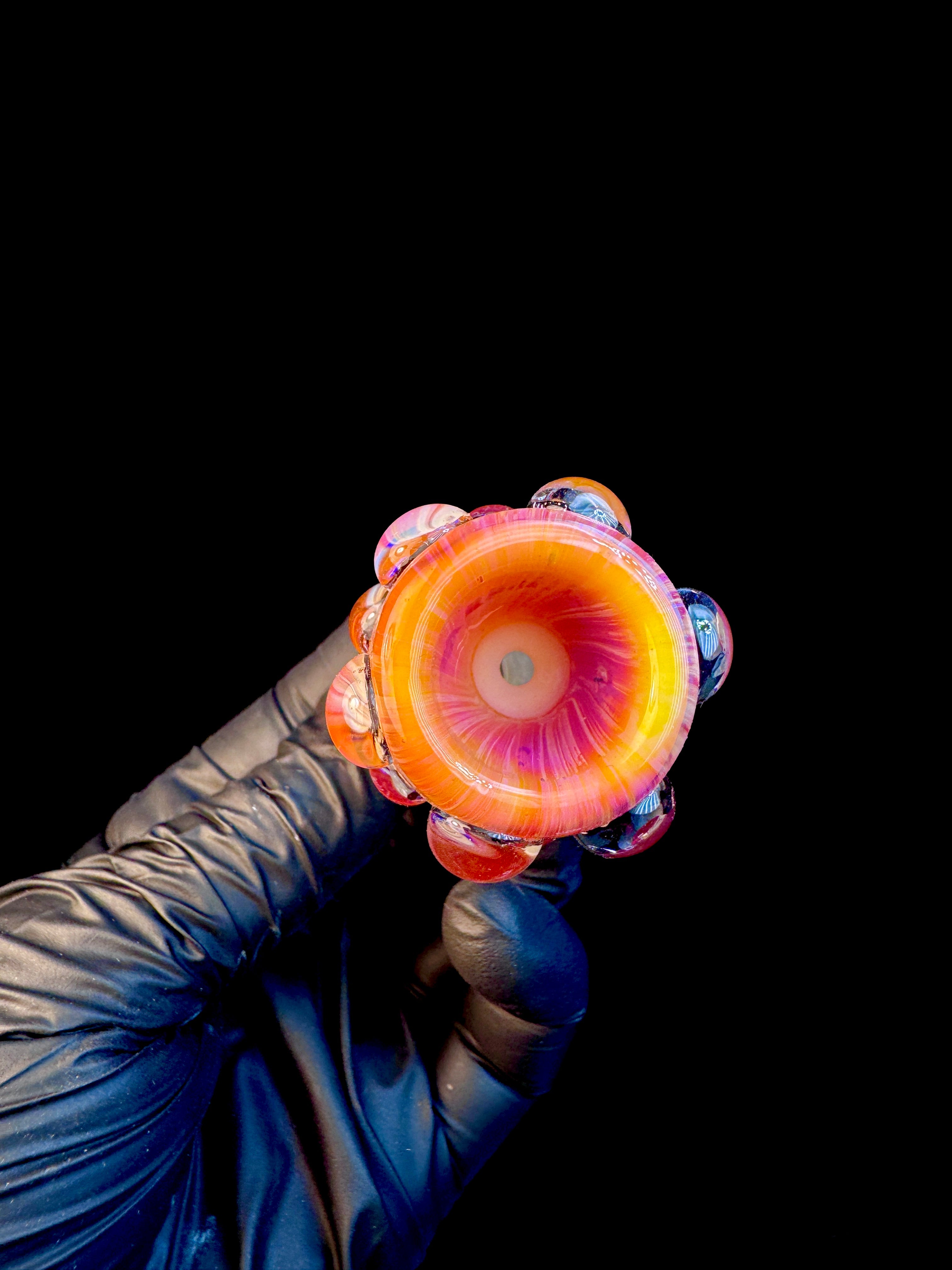 19mm Blue stardust *second quality*  dot bowl