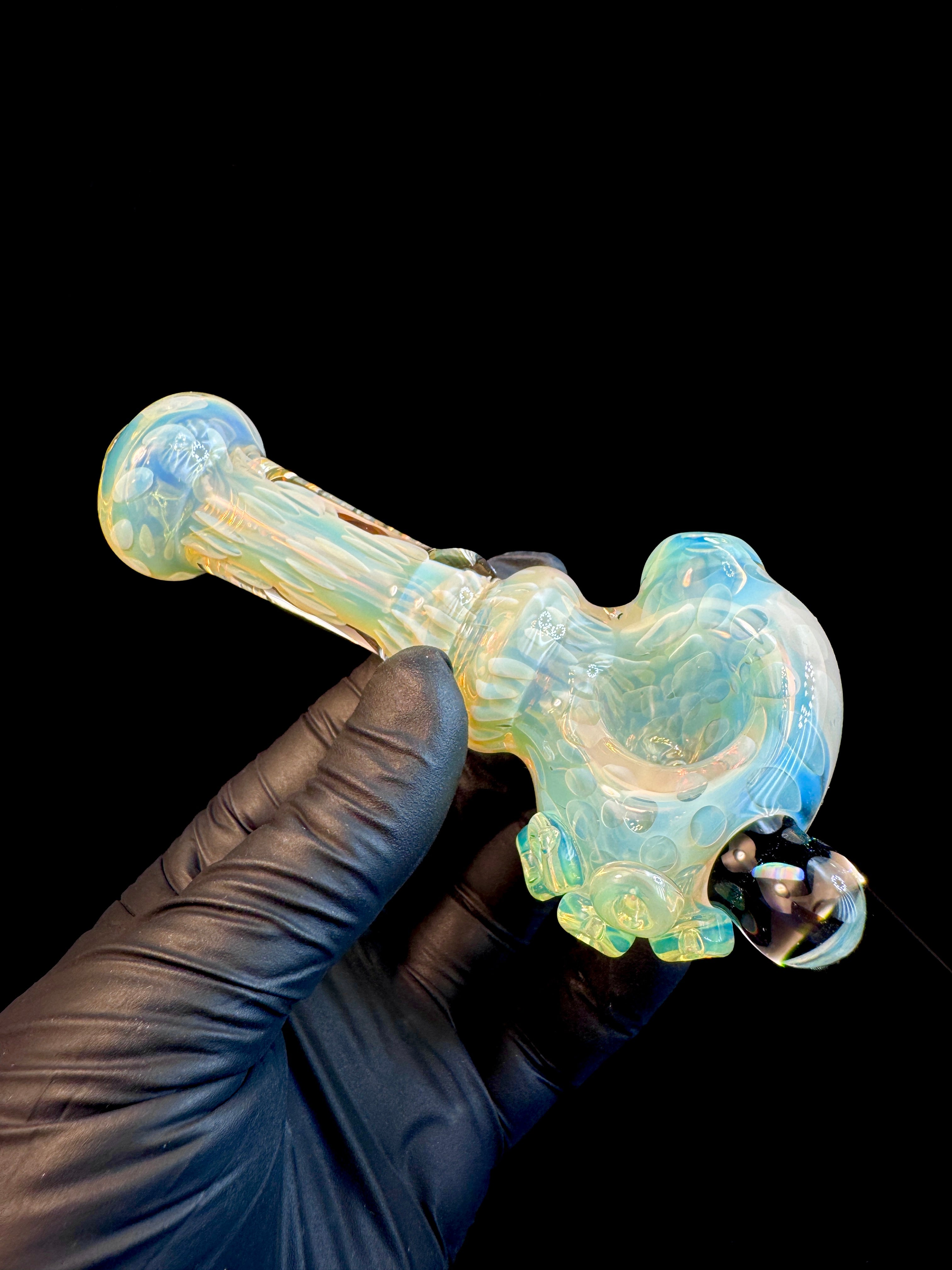 Silver fume x Slyme opal spoon