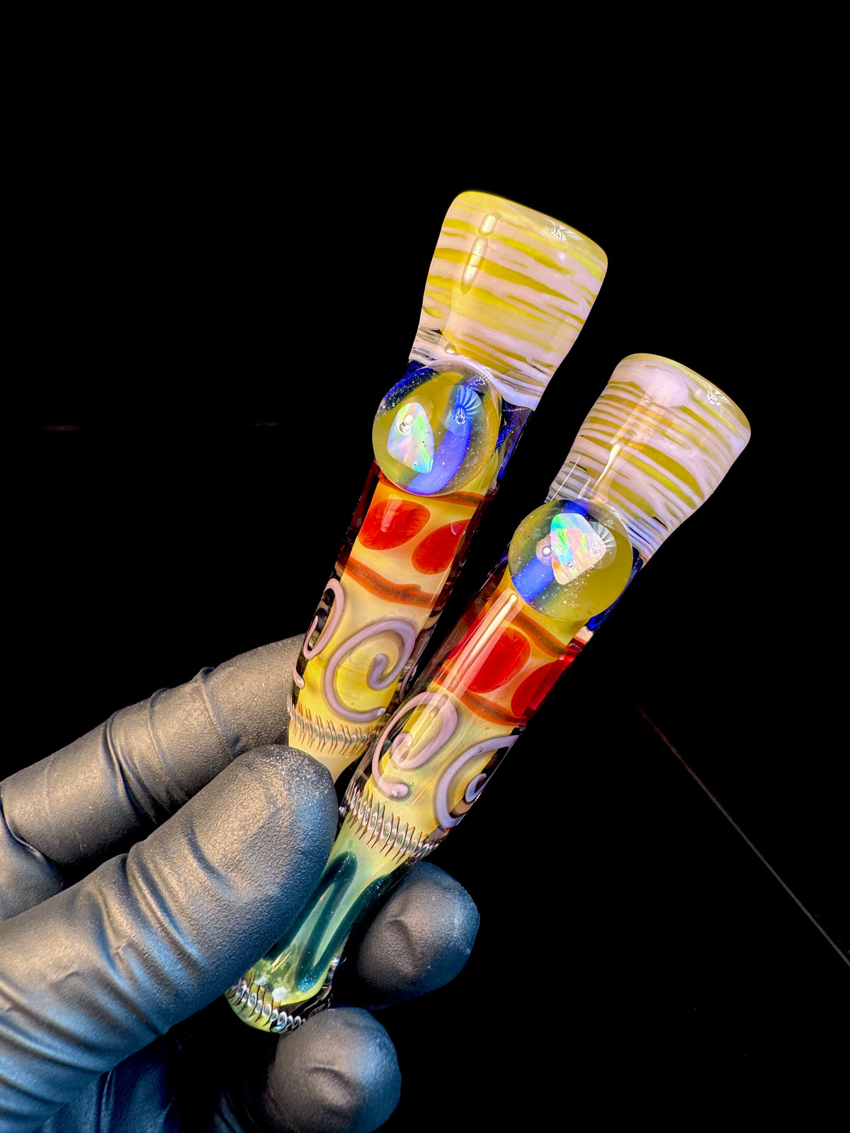 Gold fumed inside out bat