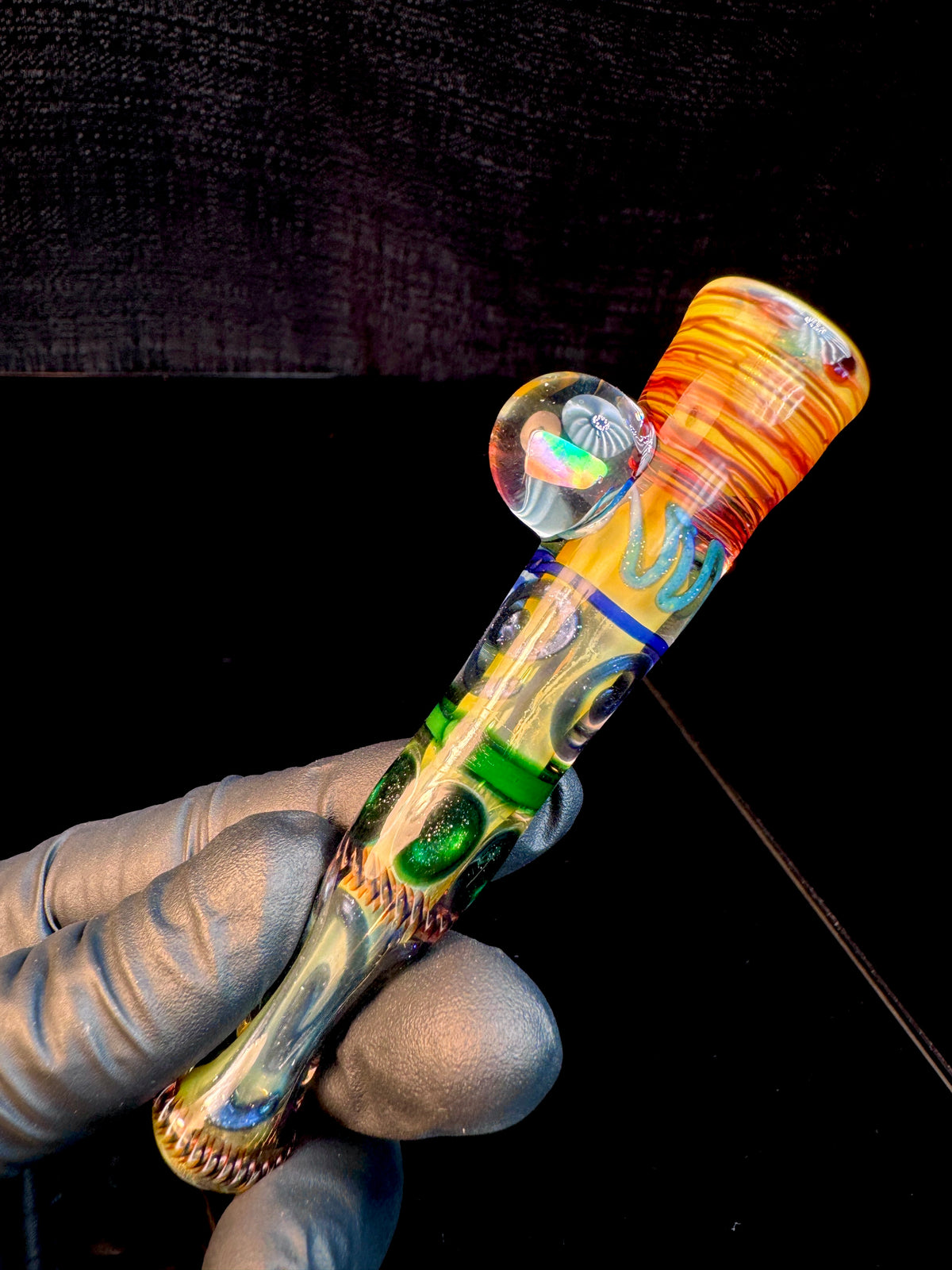 Gold fumed inside out bat