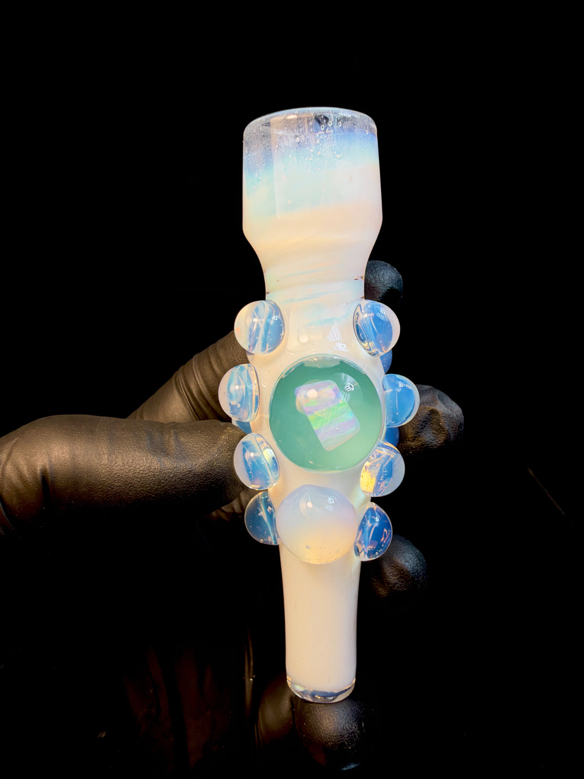 Ghost x Secret white opal chillum