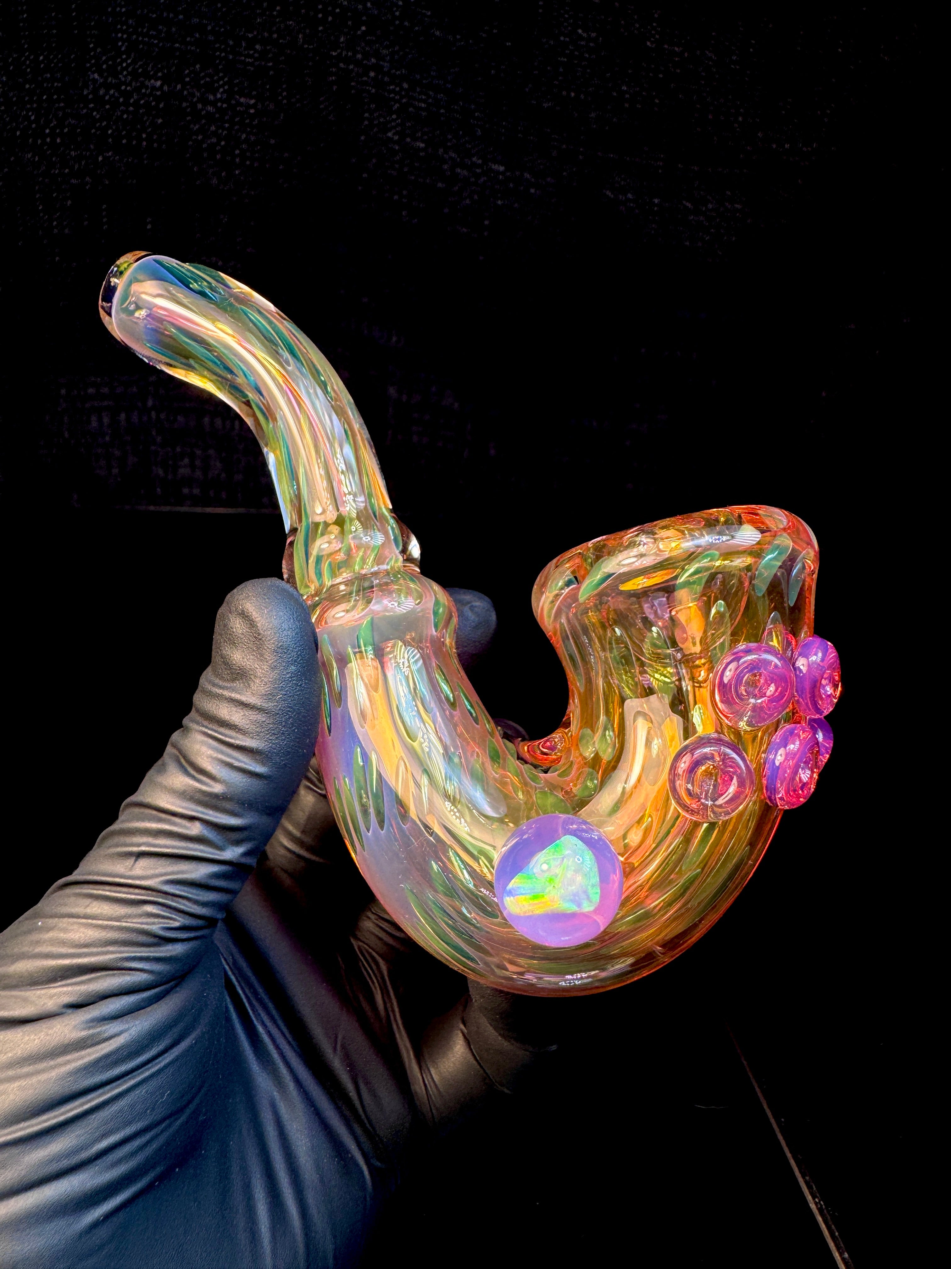 Gold fume x pink slyme opal lock