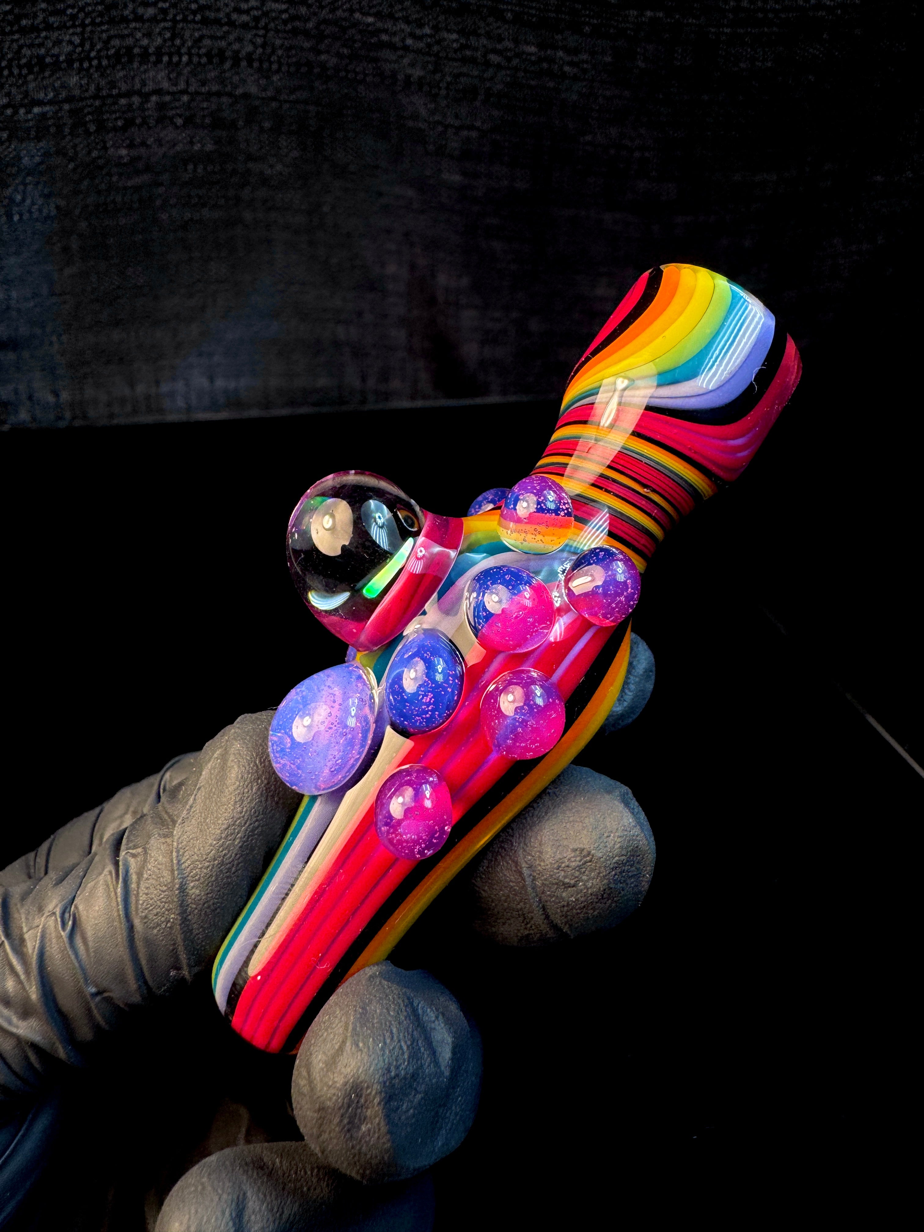 Cherry rainbow x pink slyme opal chillum