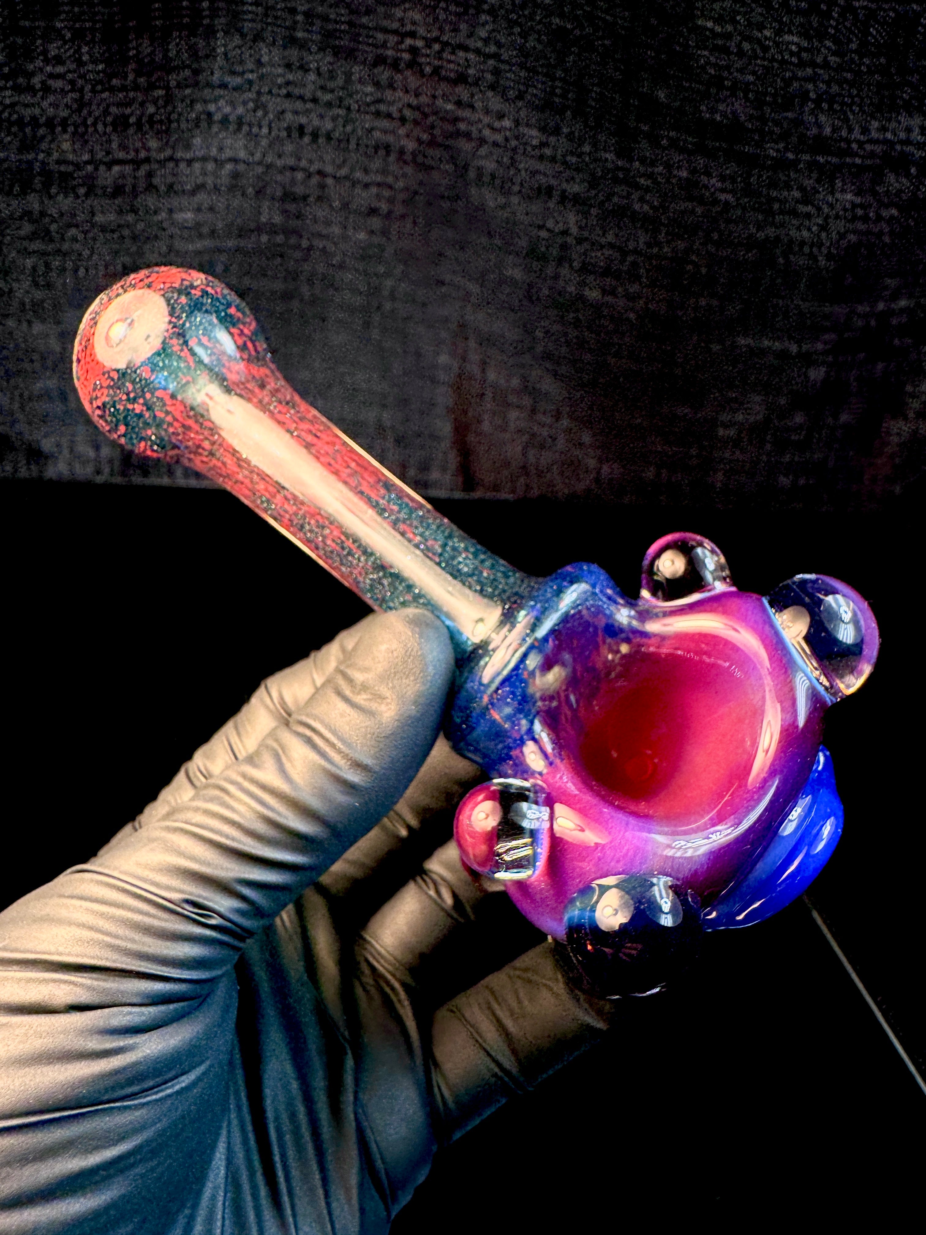 Midnight magenta x Blue stardust eyeball monster