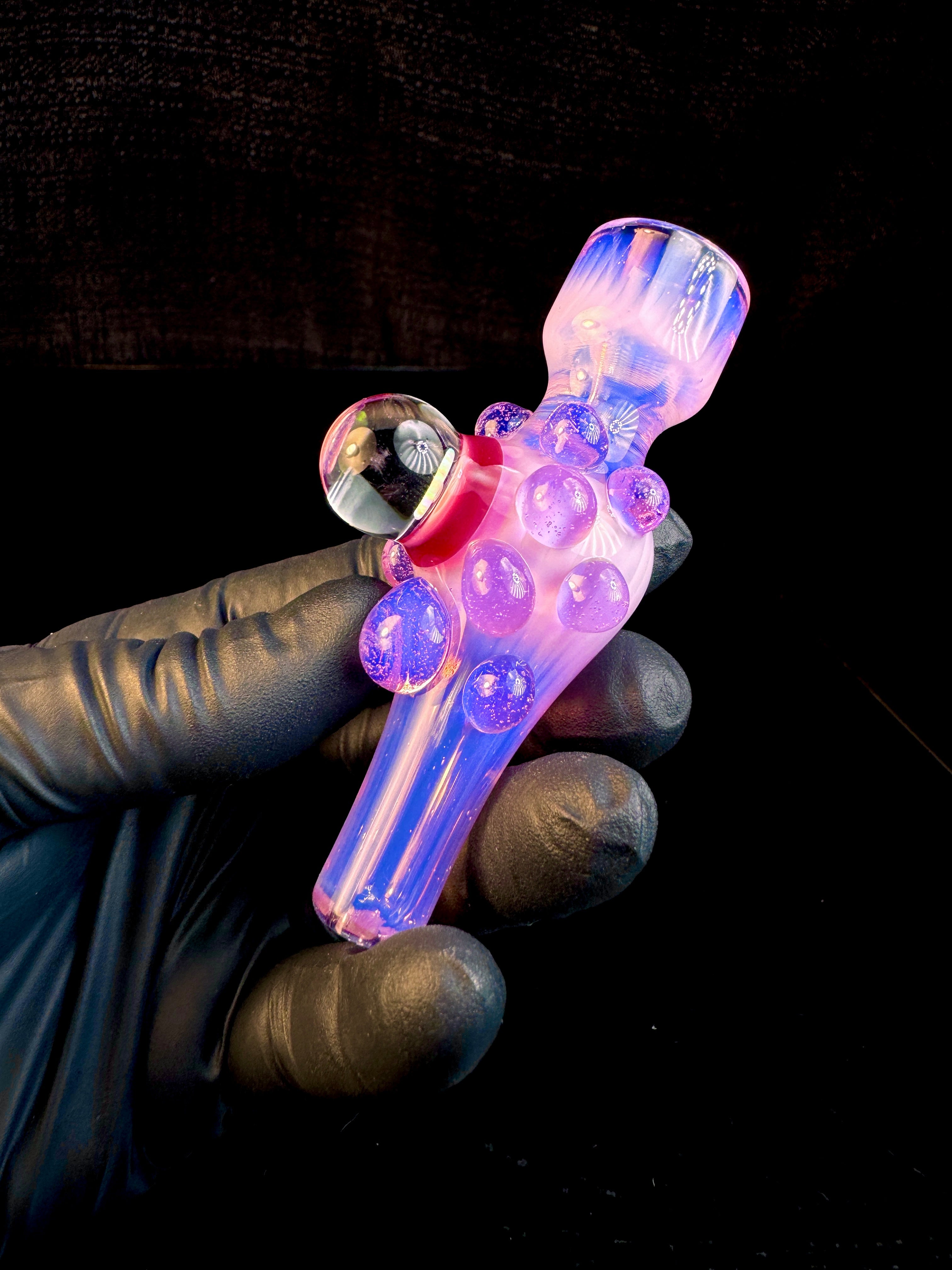 Rose quartz x pink slyme opal chillum