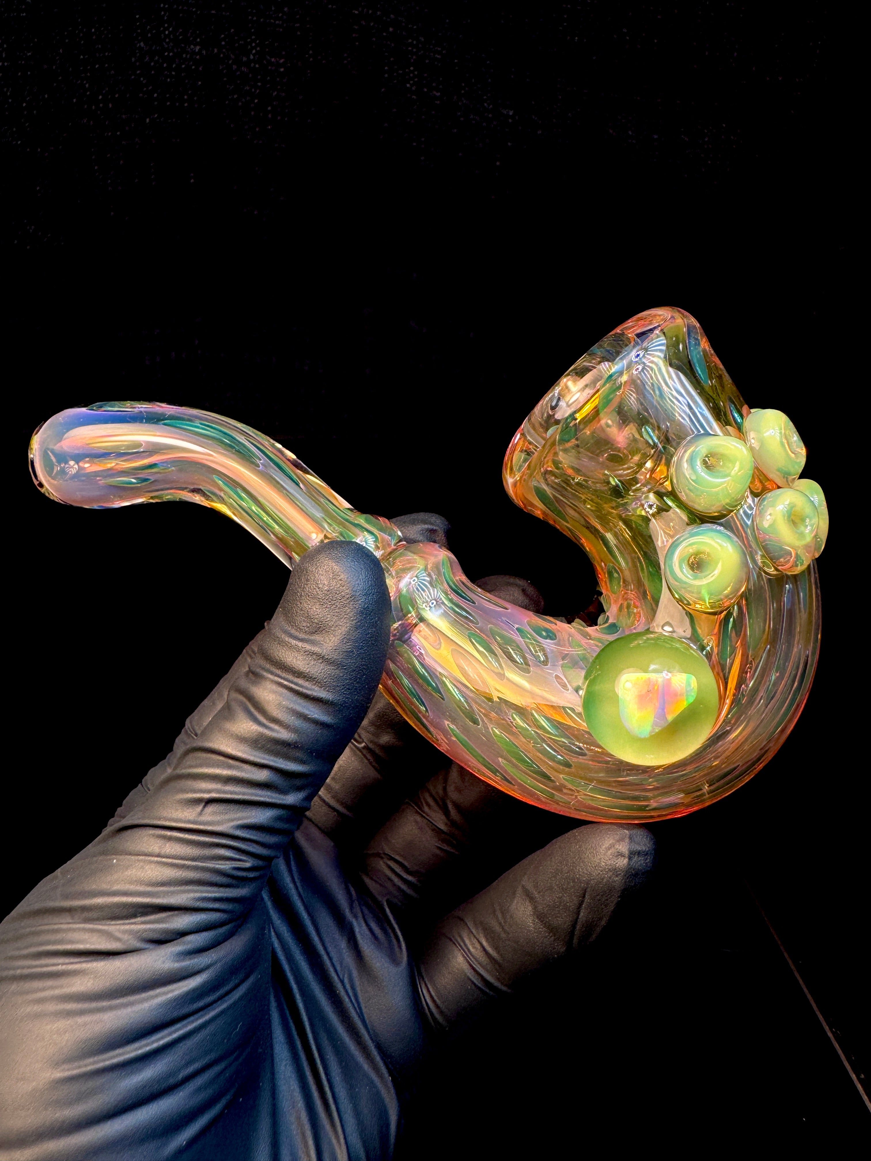 Gold fume x slyme opal lock