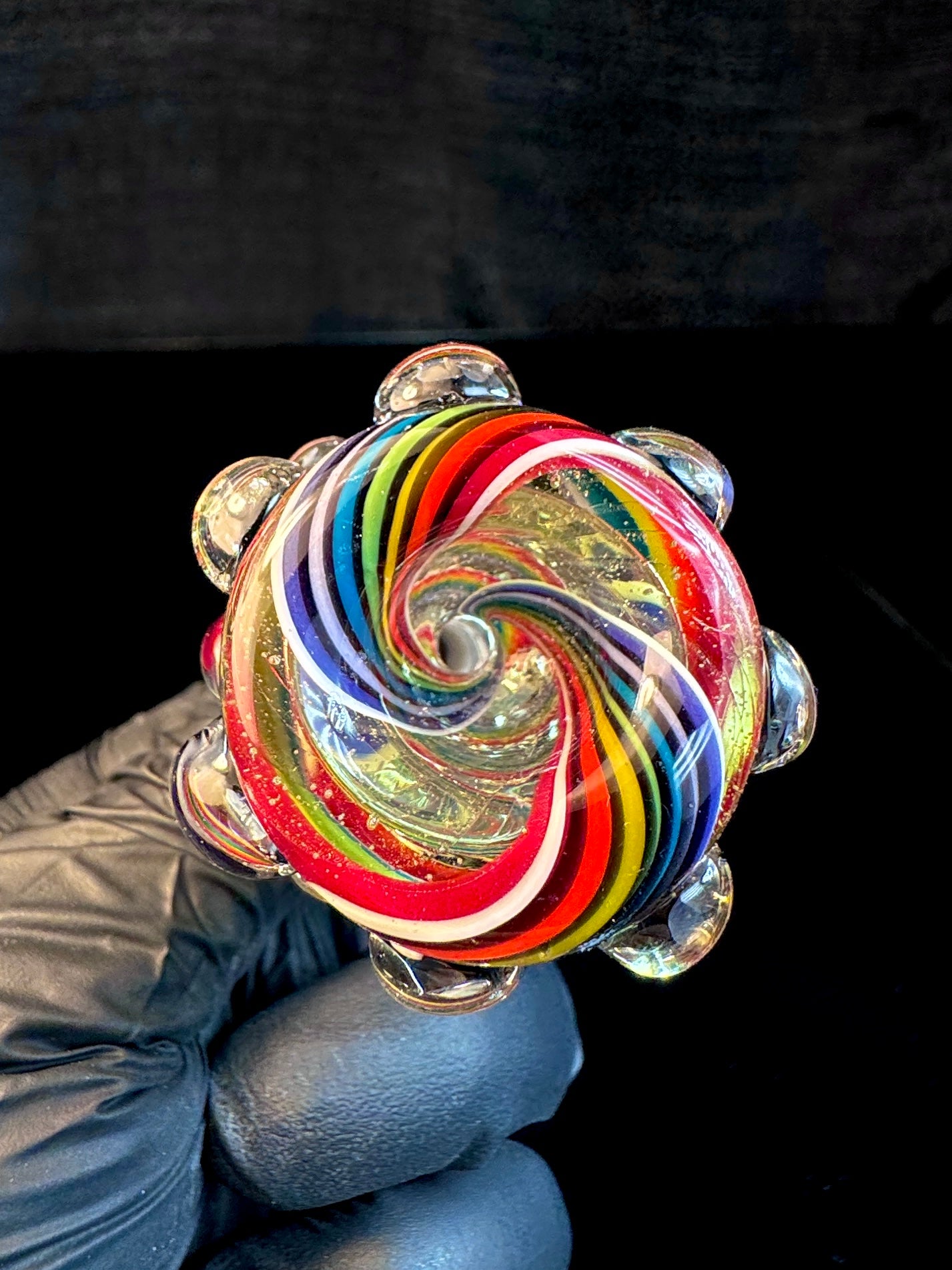 14mm sub slyme rainbow dot bowl