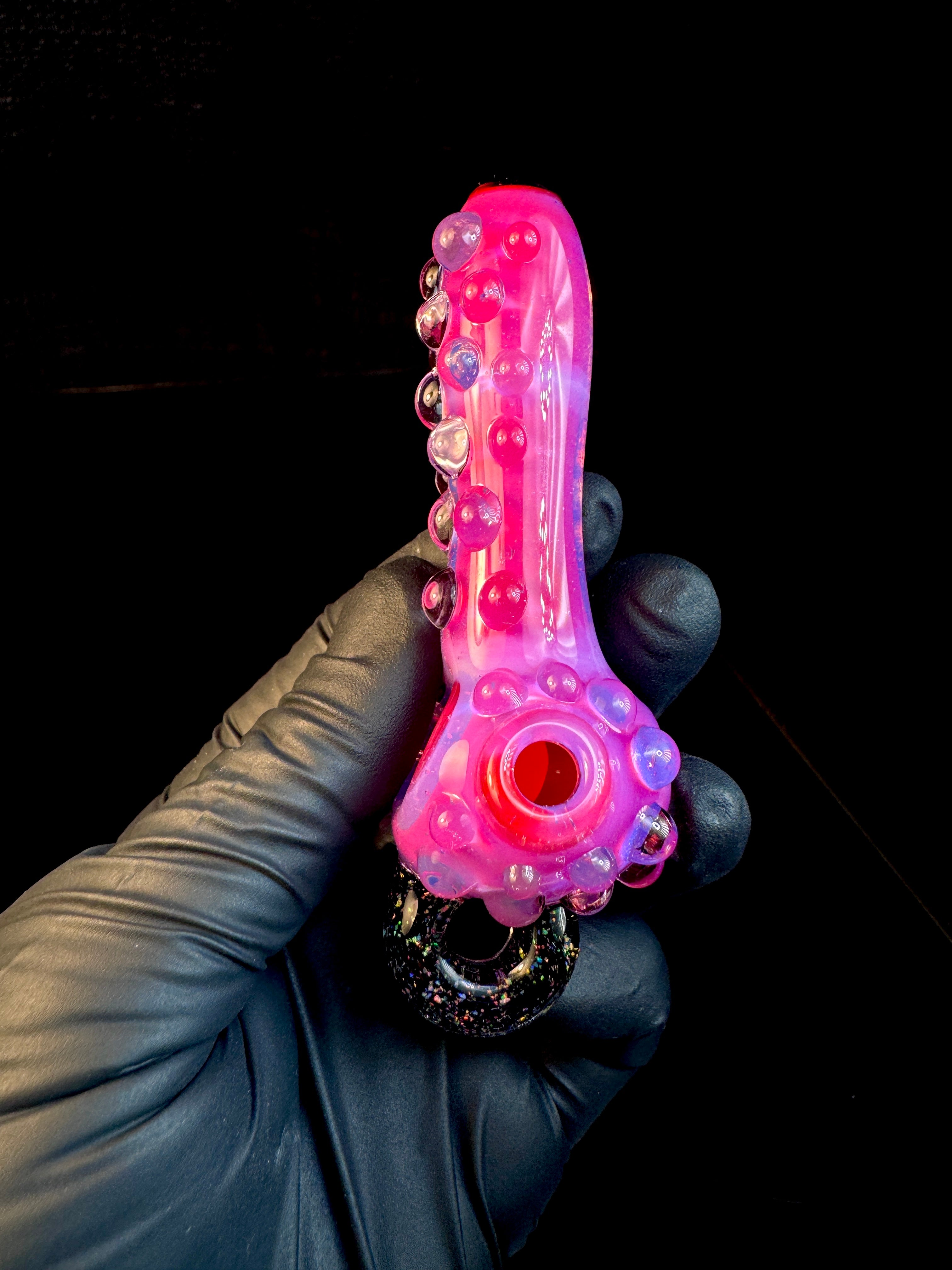 Cosmic bubblegum opal pendy