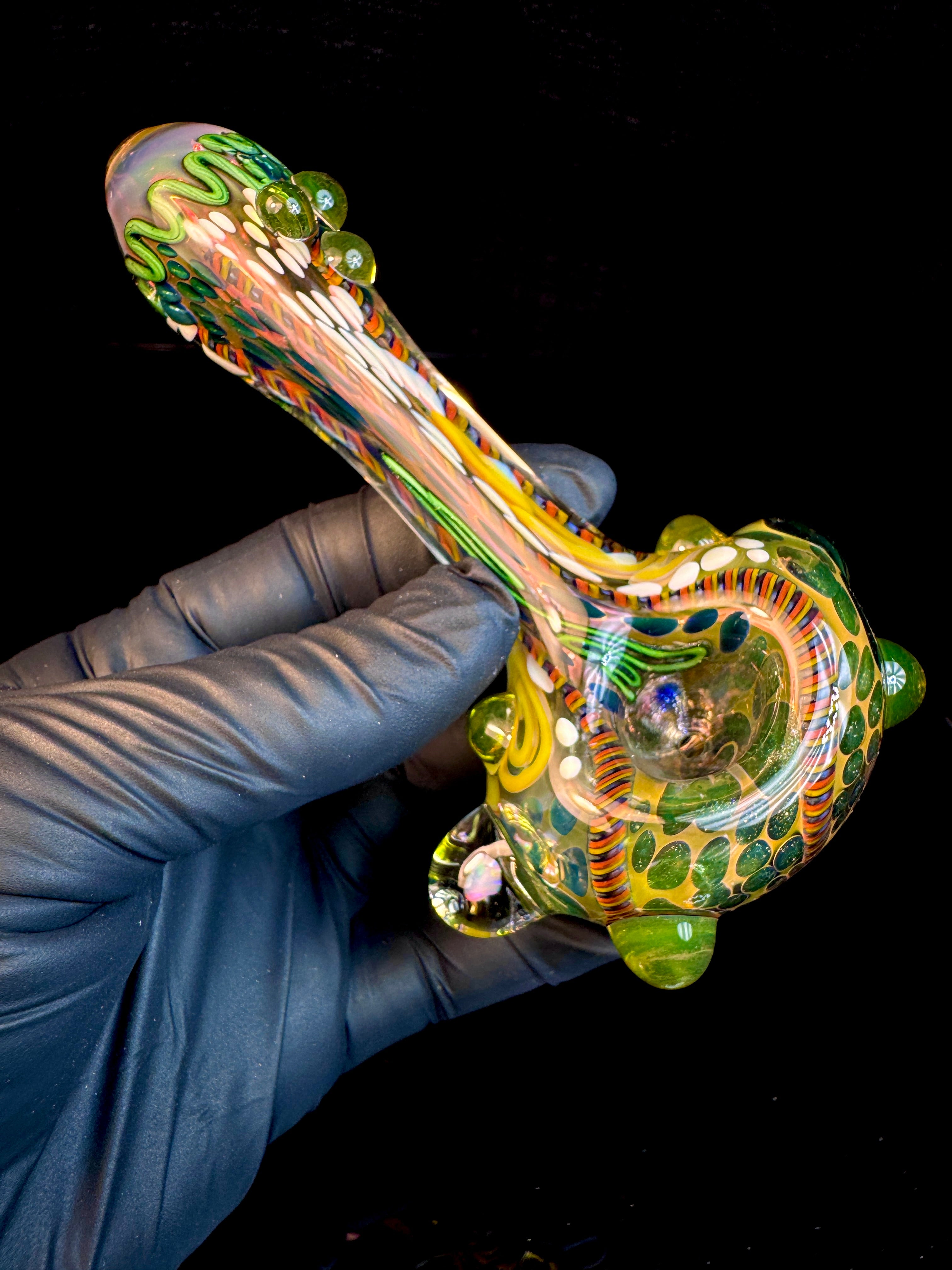 Gold fume x green stardust Premo Fume Cane Spoon