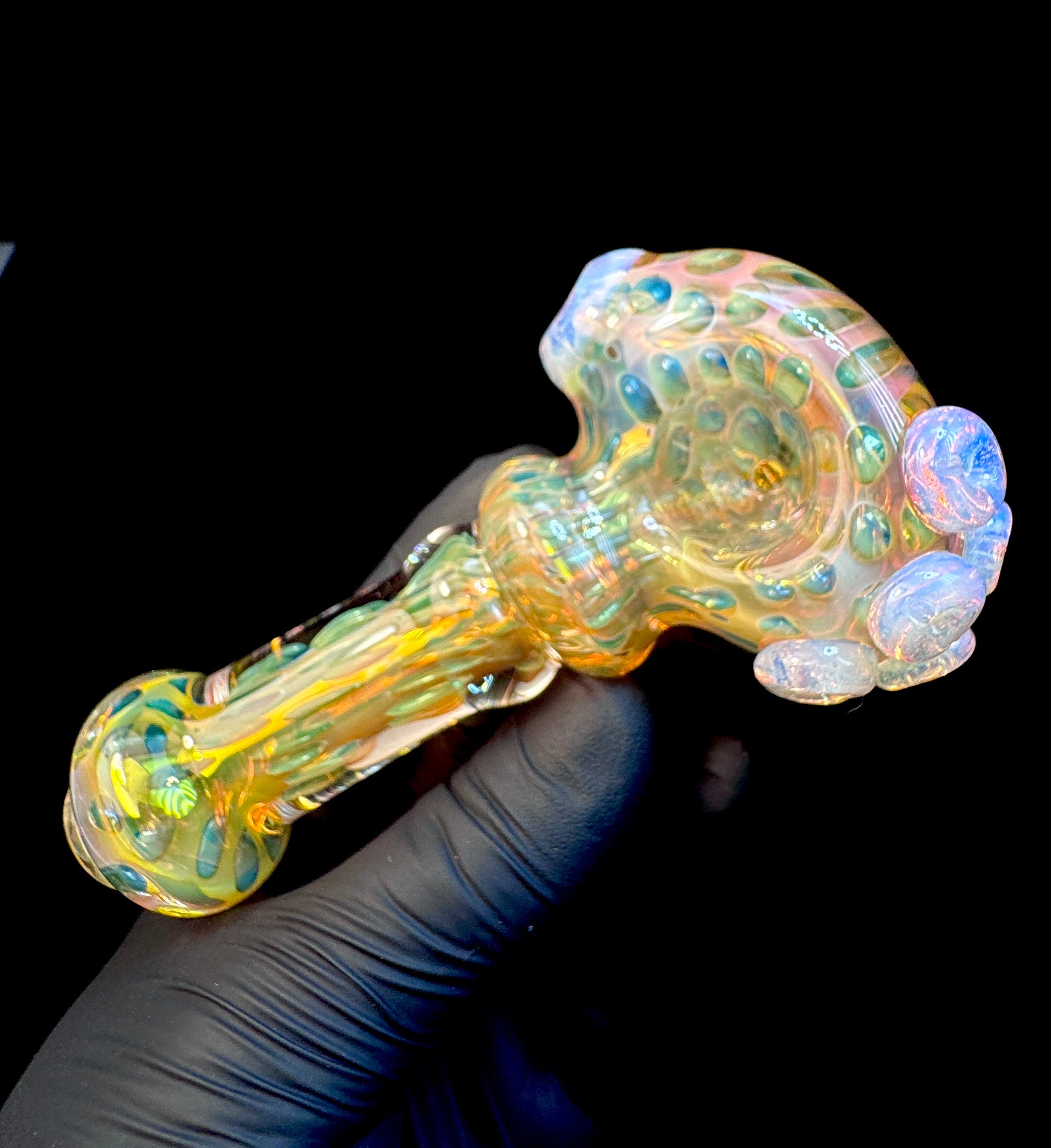 Gold fume x secret white tentacle pipe
