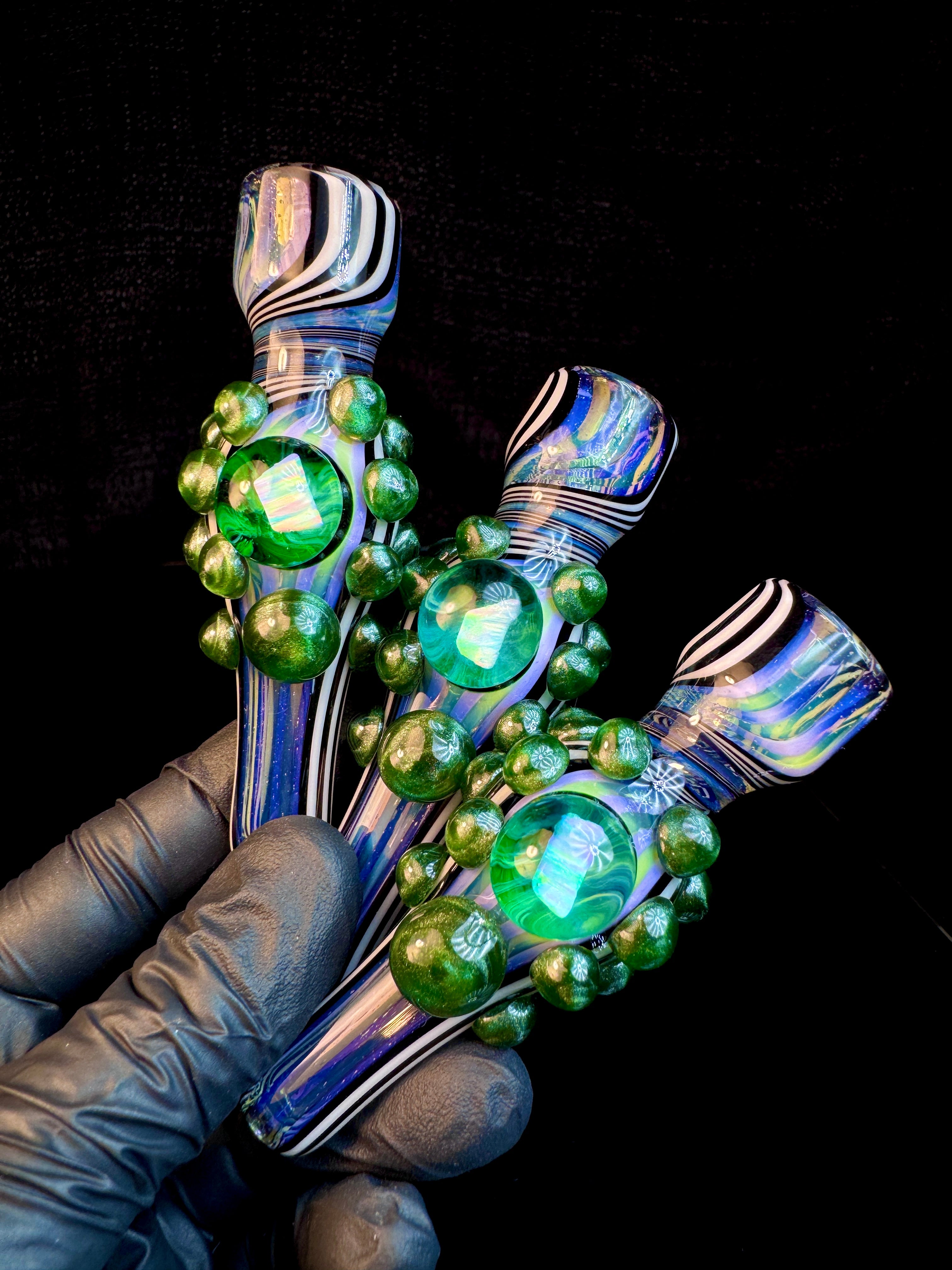 Pink slyme jailbird opal chillum
