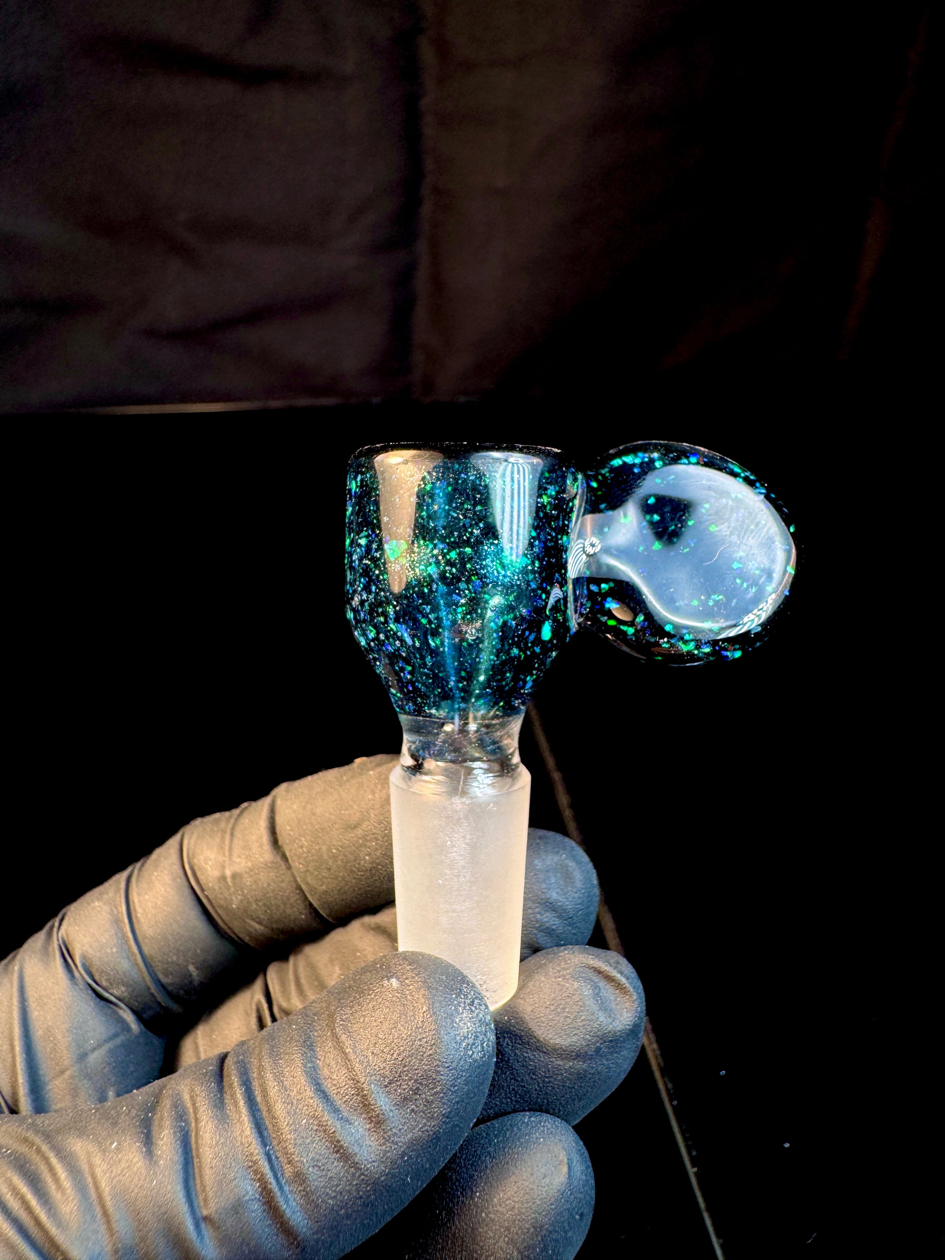 14mm Turquoise cropal snapper Slide