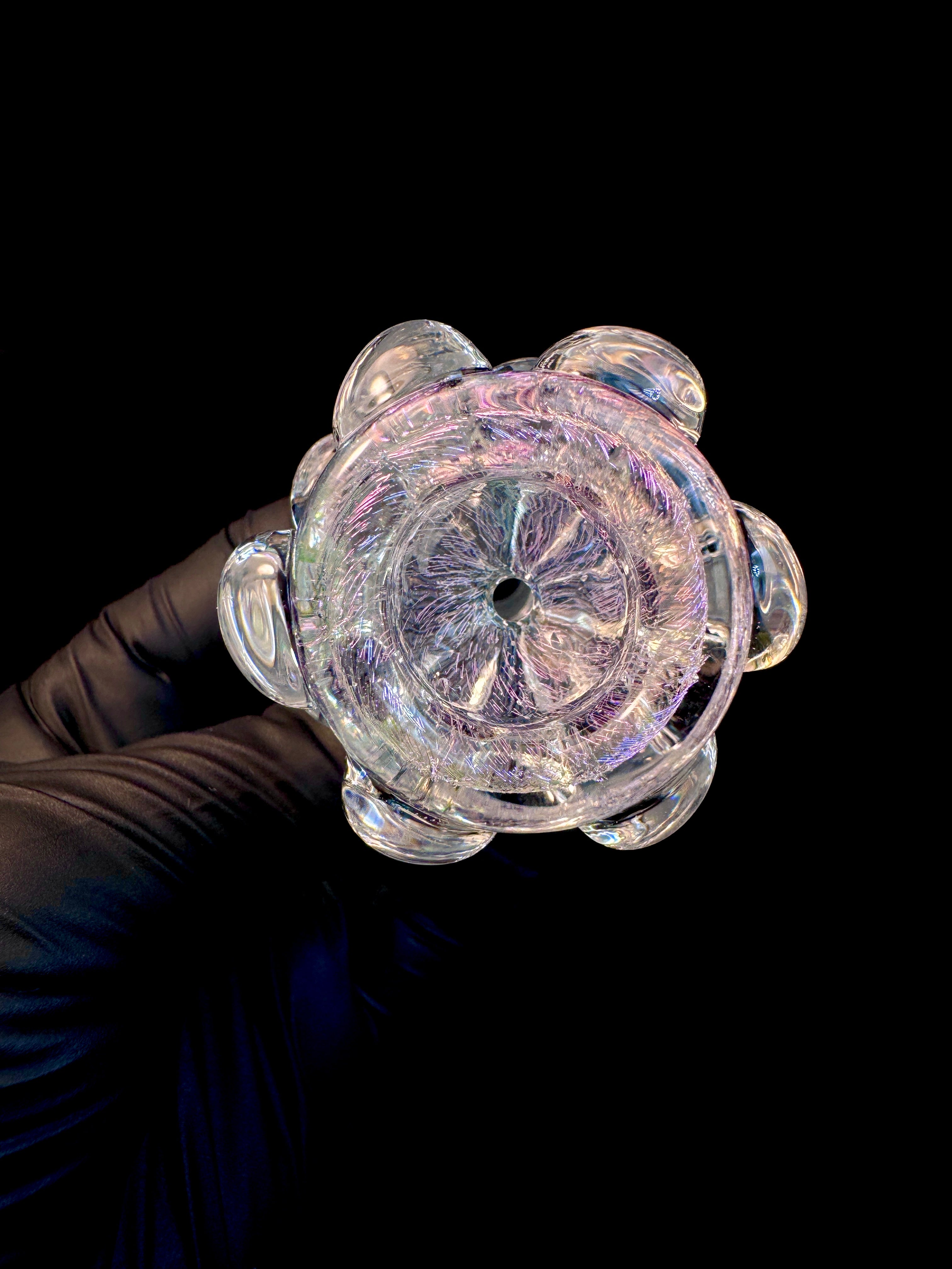 14mm Dichroic dot bowl