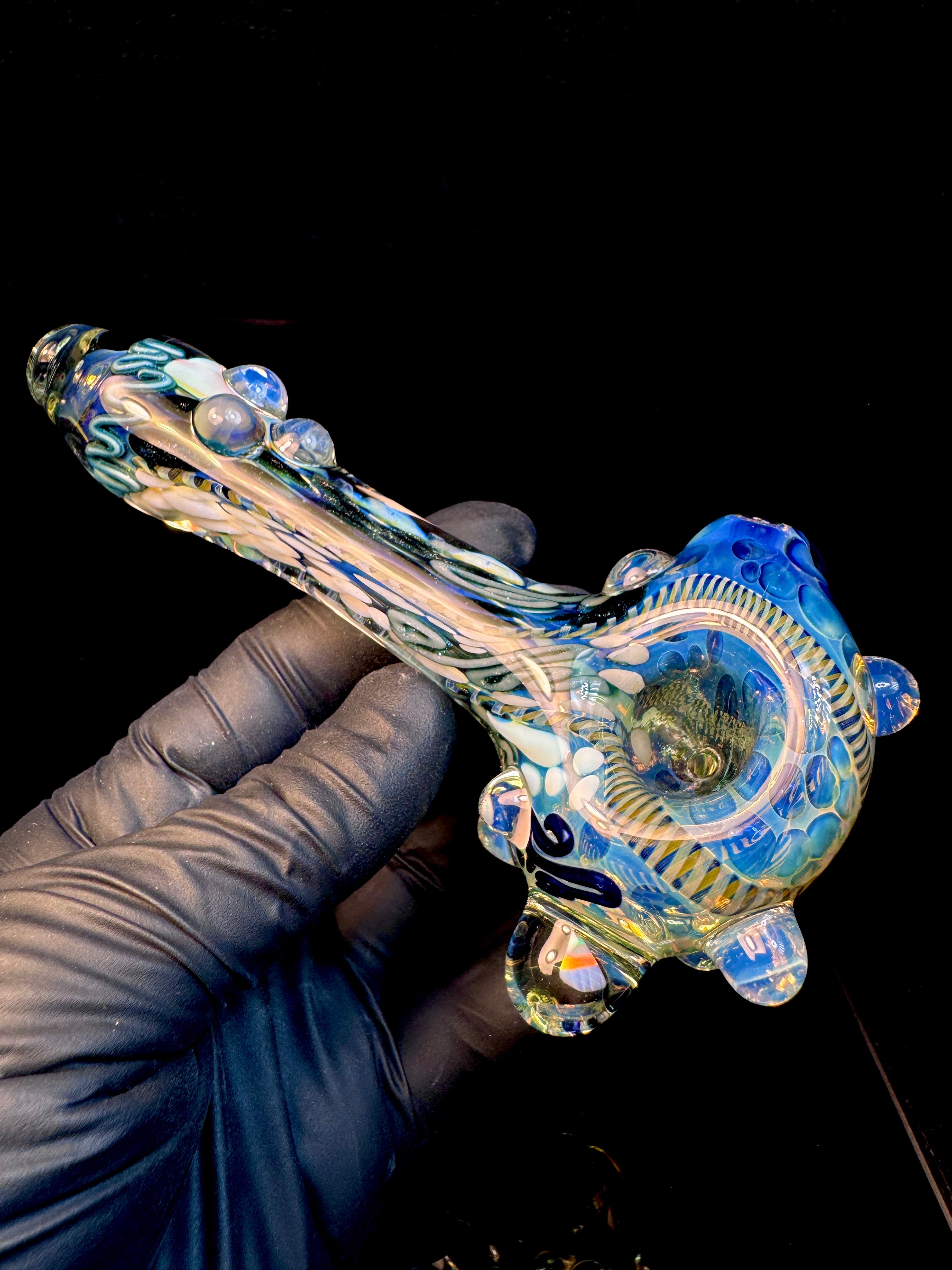 Silver fume x secret white Premo Fume Cane Spoon