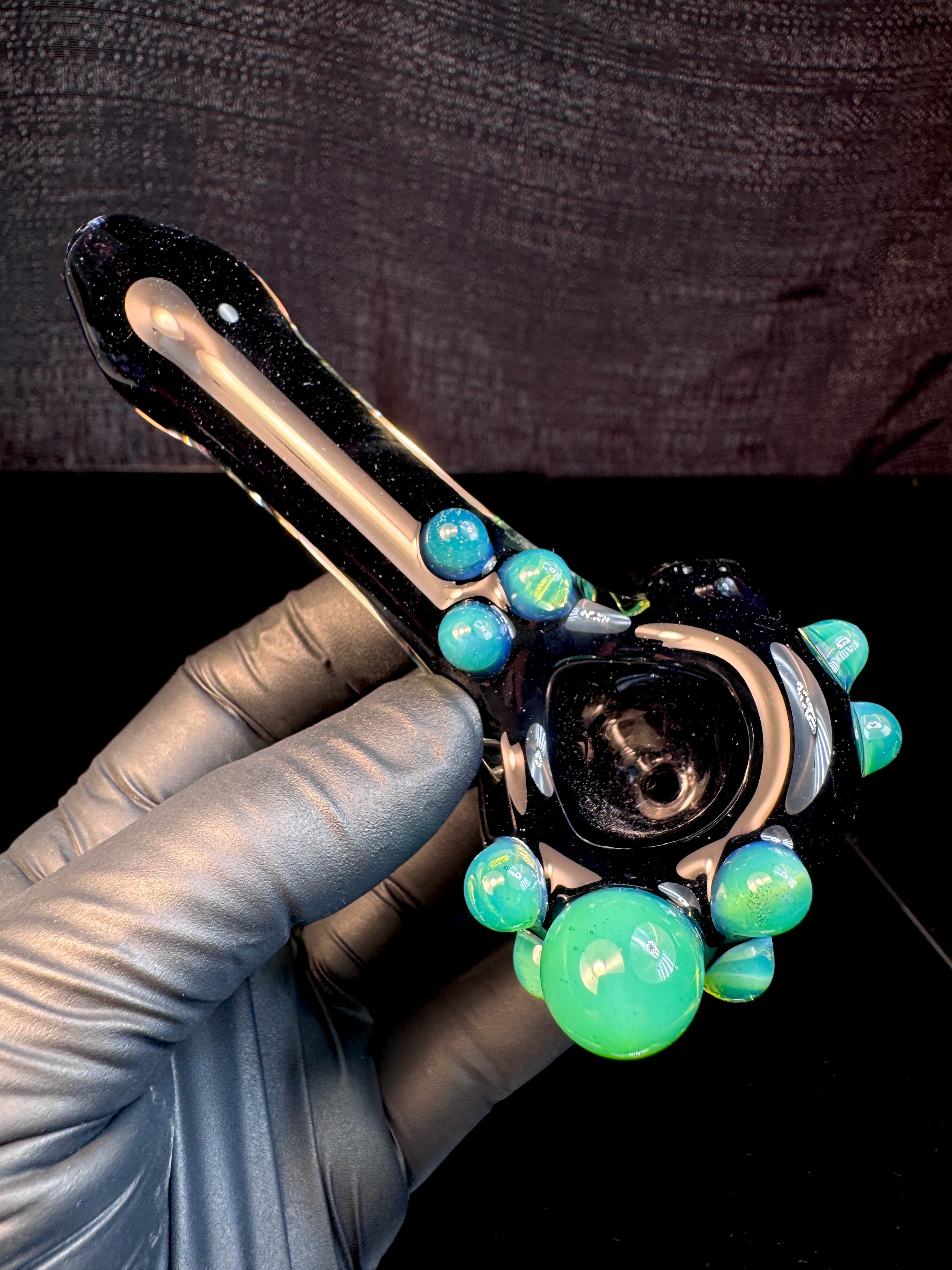 Jet black x dense slyme premium dot spoon