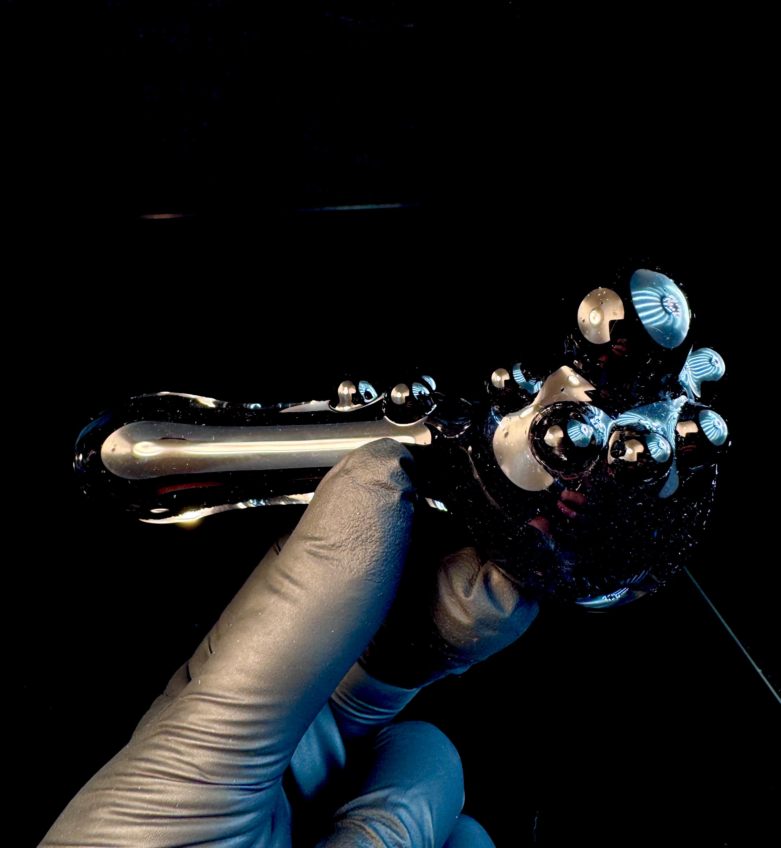 Jet black x jet black premium dot pipe