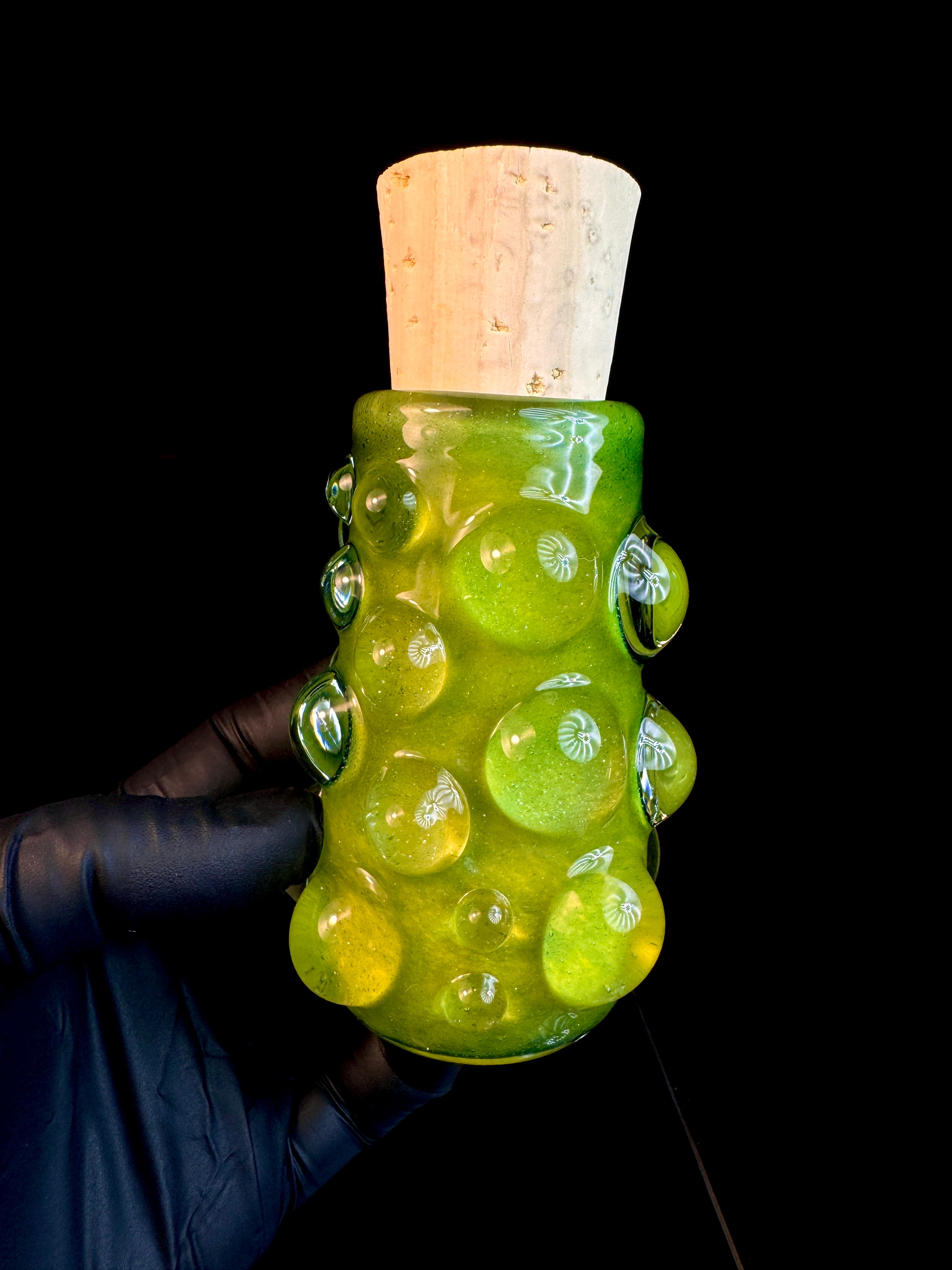XL Dandelion flat bottom nug Jar