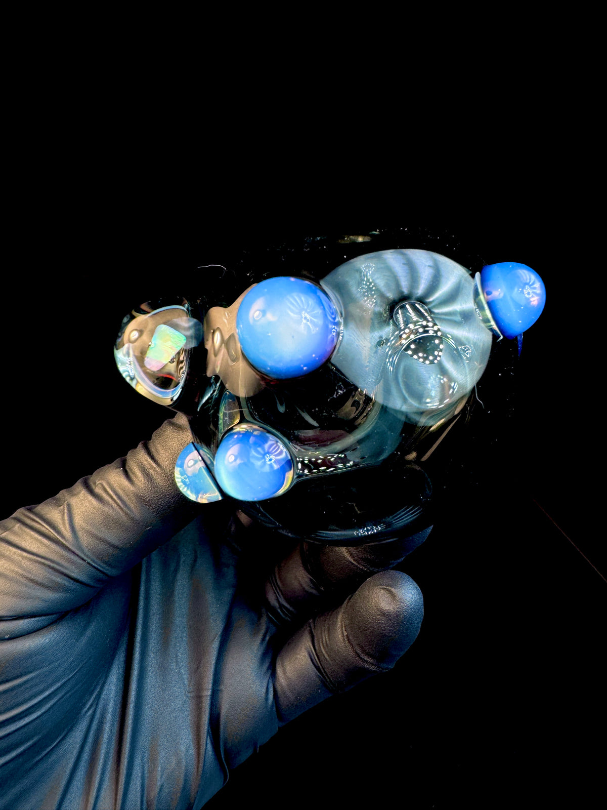 Blue stardust x steel Wigwag Pipe