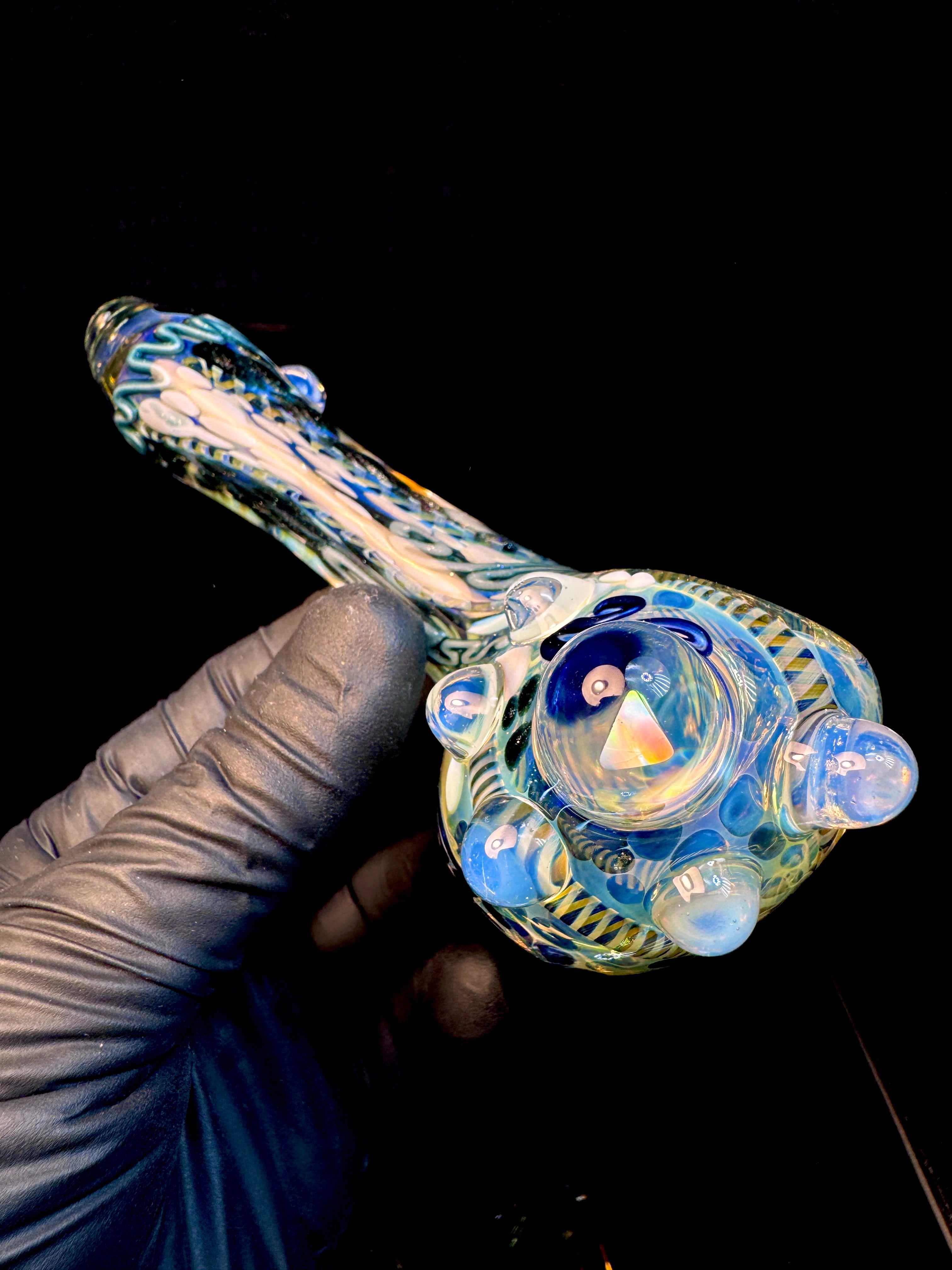 Silver fume x secret white Premo Fume Cane Spoon