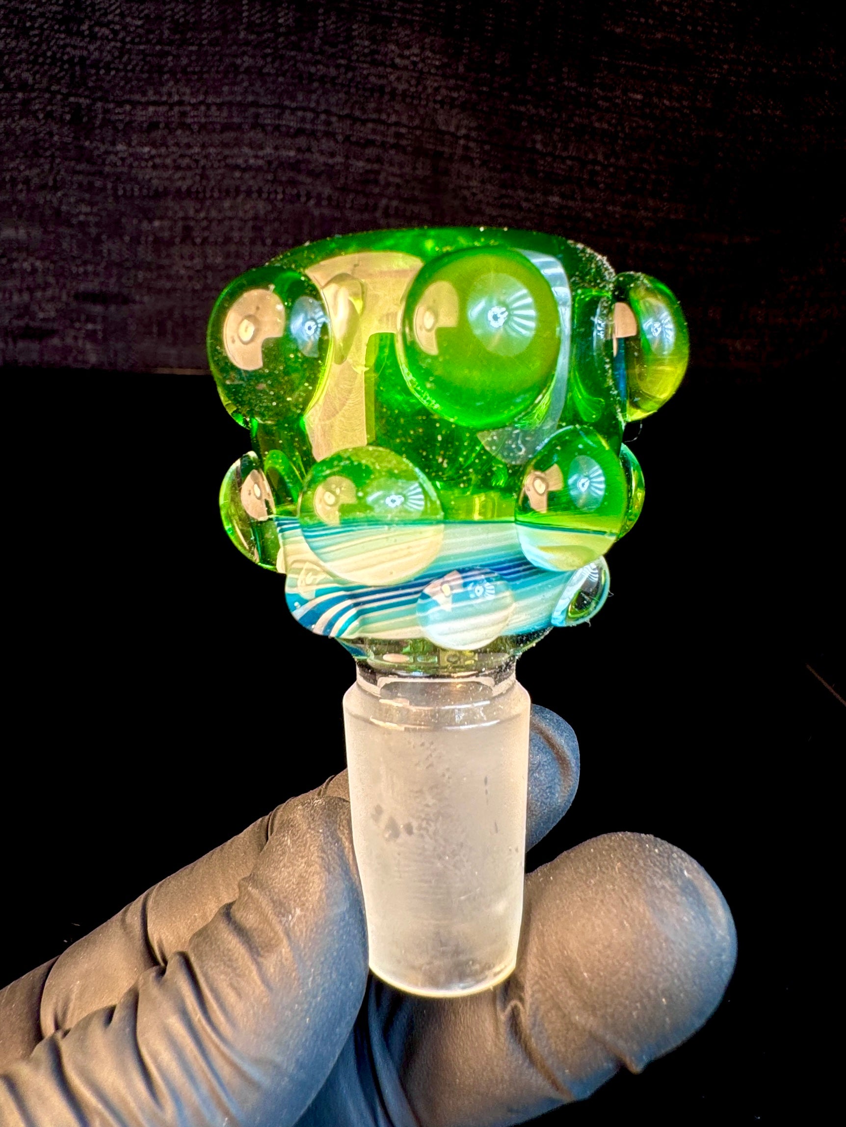 19mm pdx green x ice fade dot bowl