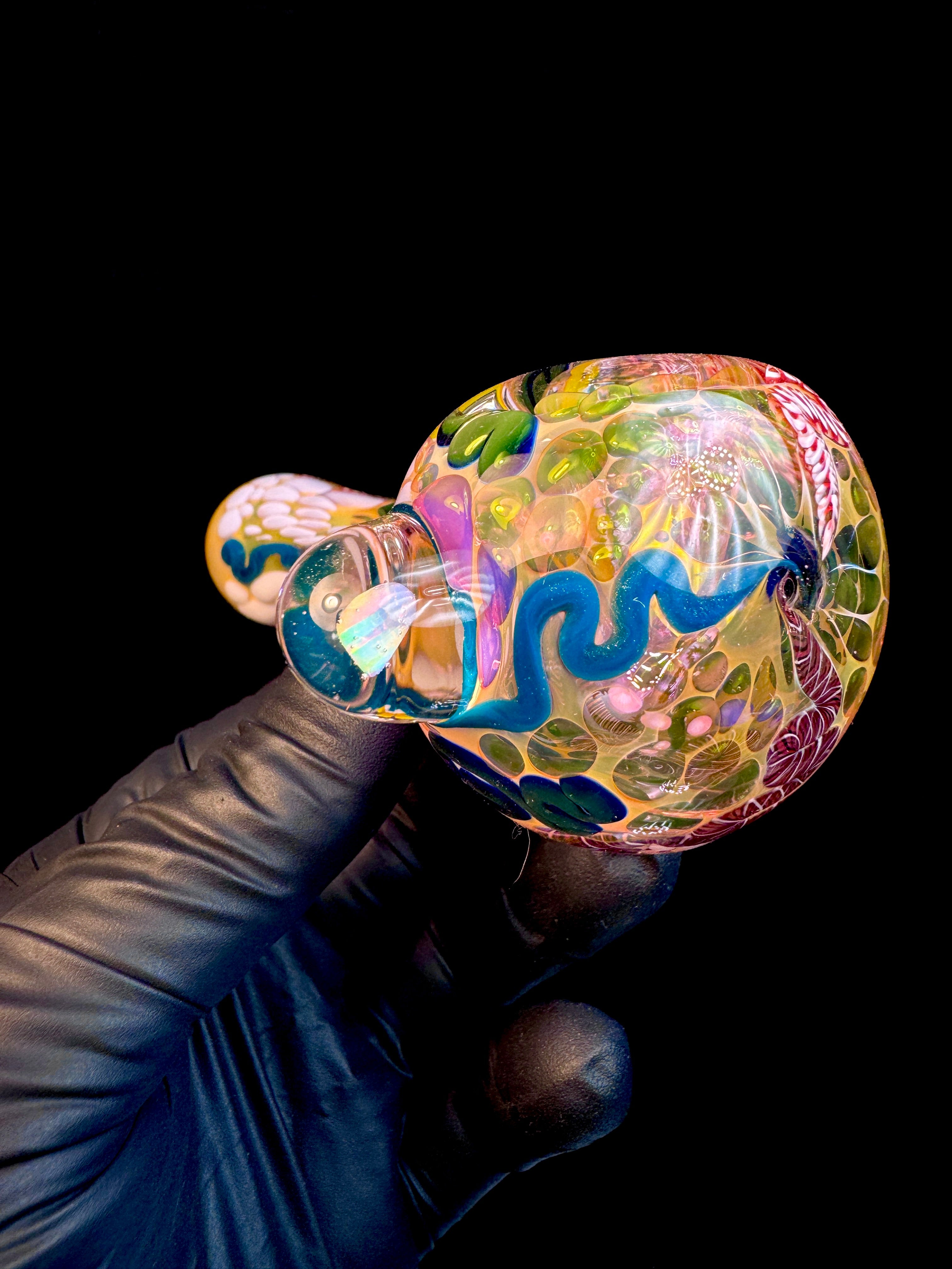 Gold Cane fumed opal spoon