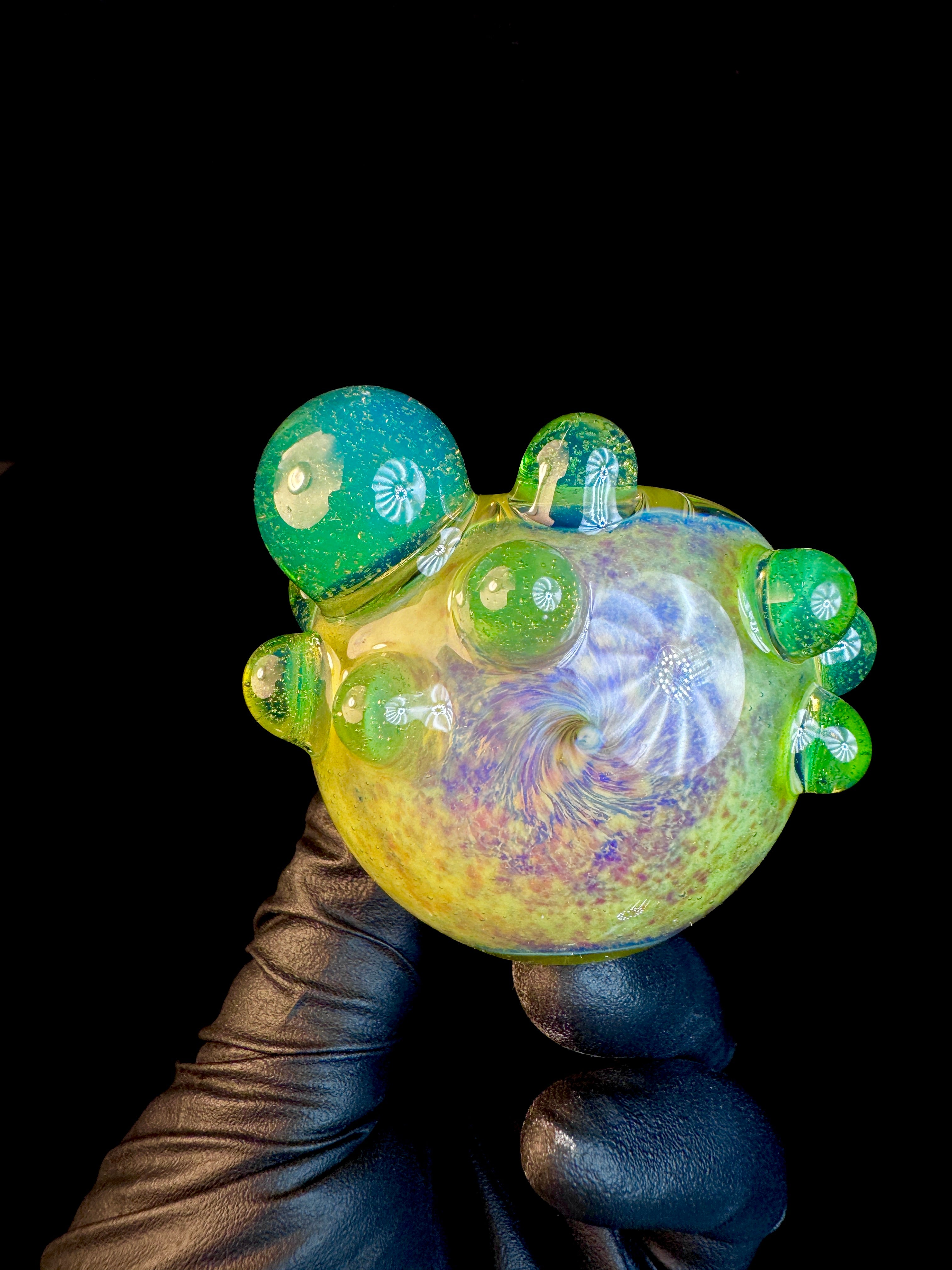 Lavender haze x Slyme premium dot pipe