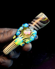 Load image into Gallery viewer, Slyme pinstripe opal chillum
