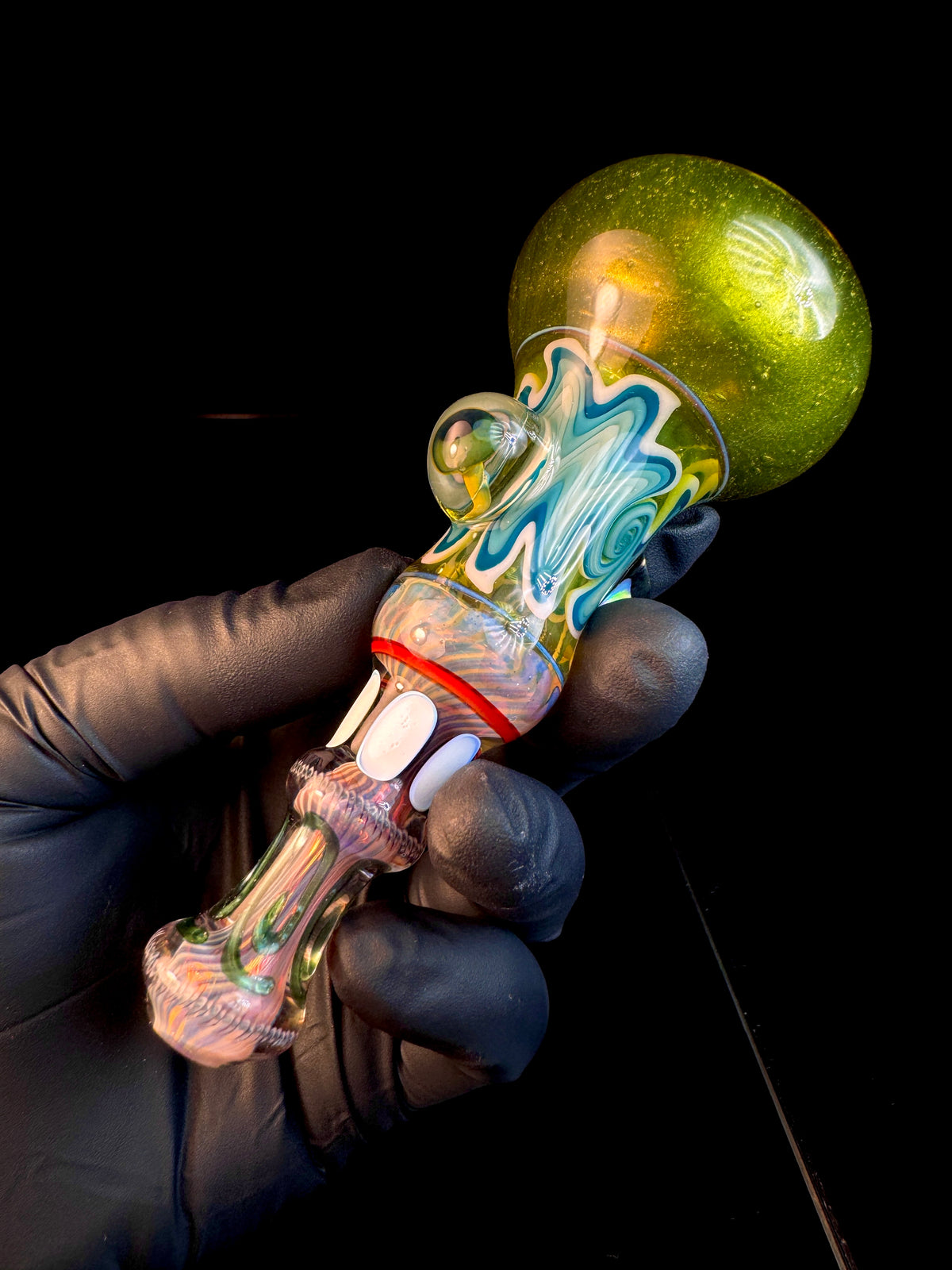 Ice fade x Gold Fume Push Chillum