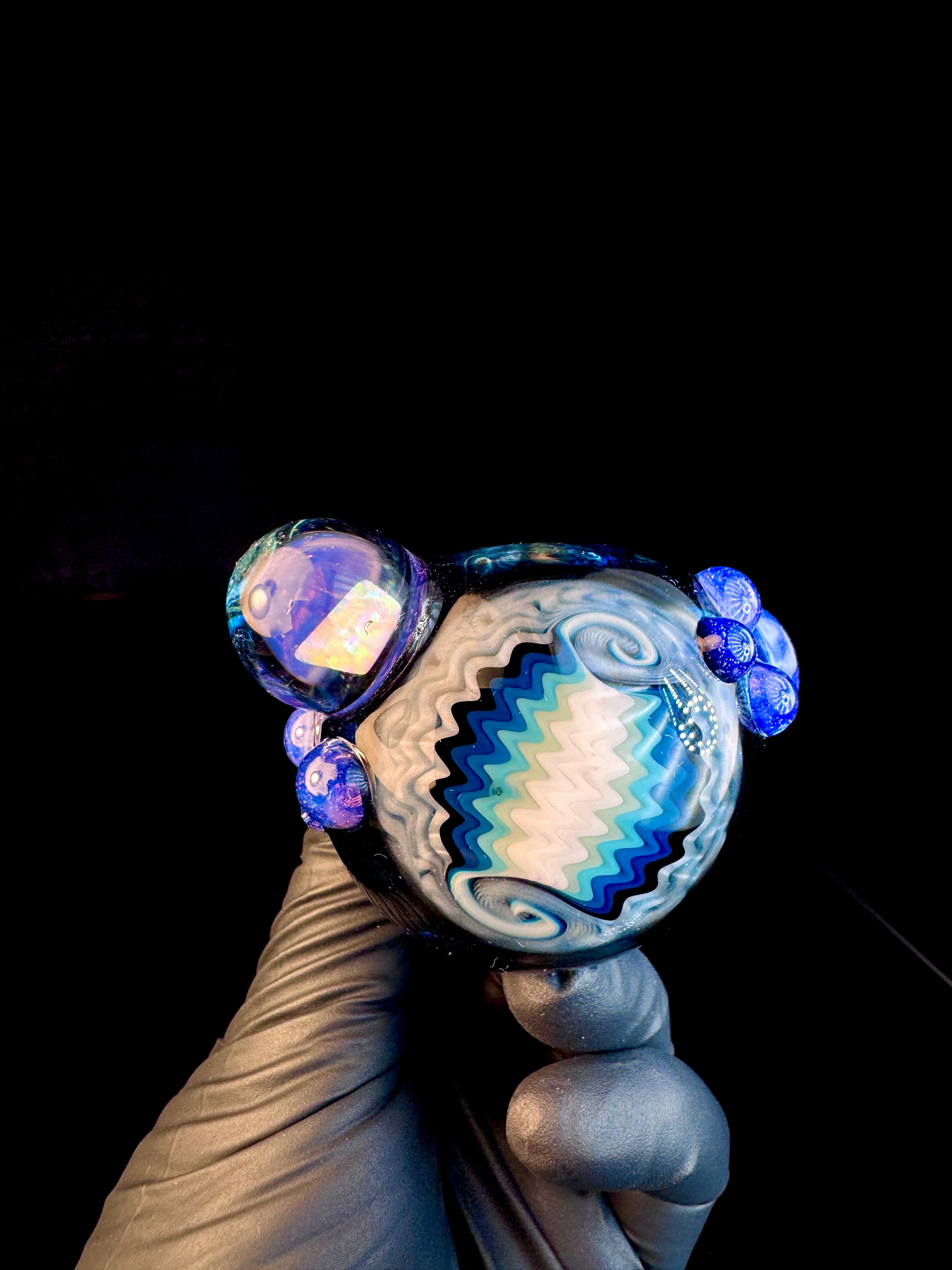 Stardust Ice Wigwag opal spoon
