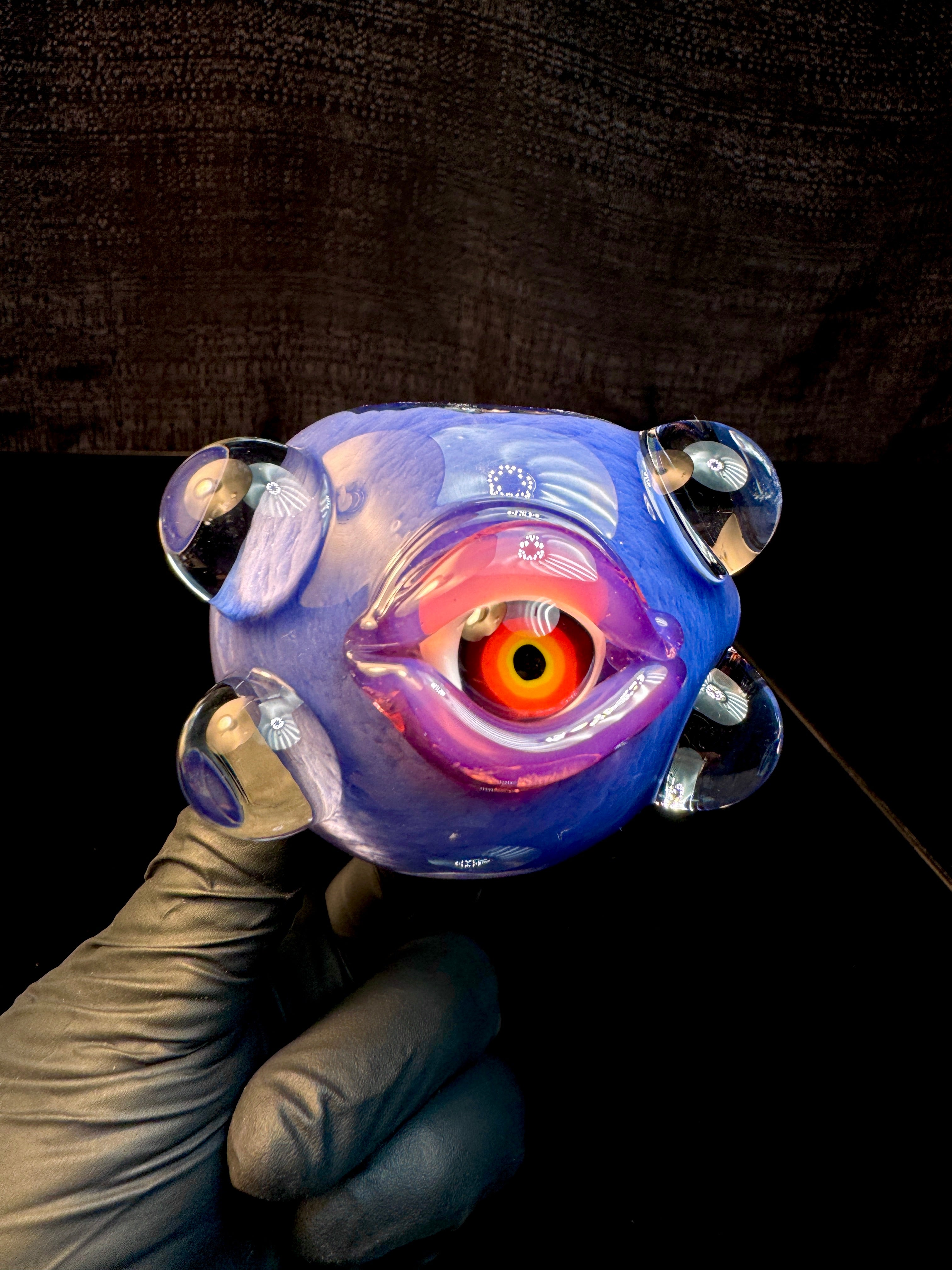 Purple urple x jet black eyeball monster