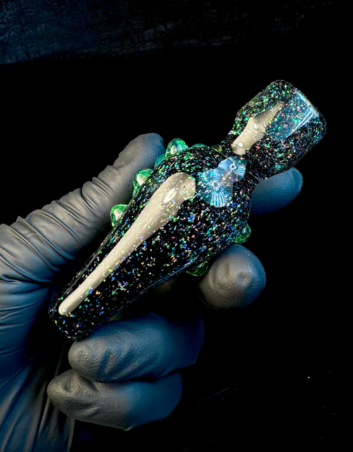 Black Crushed Opal Slyme Chillum