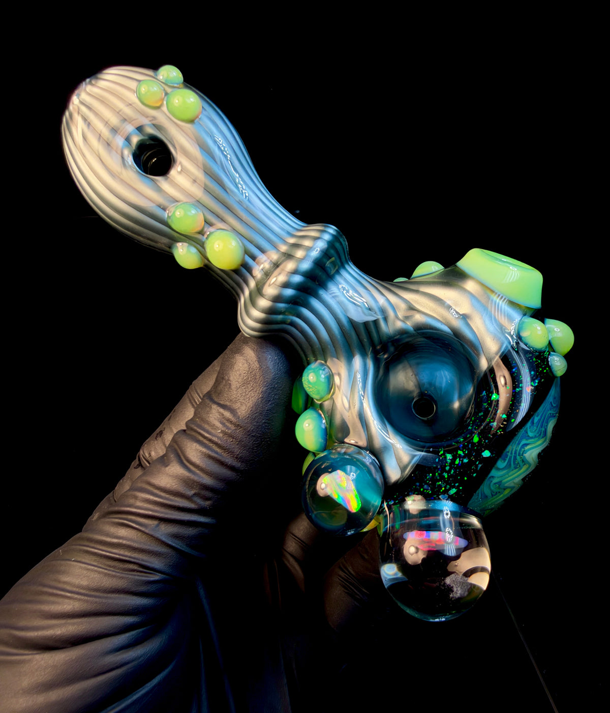 Wigwag opal pipe