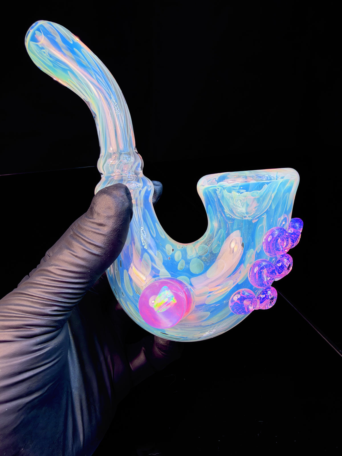 Silver fume x Pink slyme opal sherlock