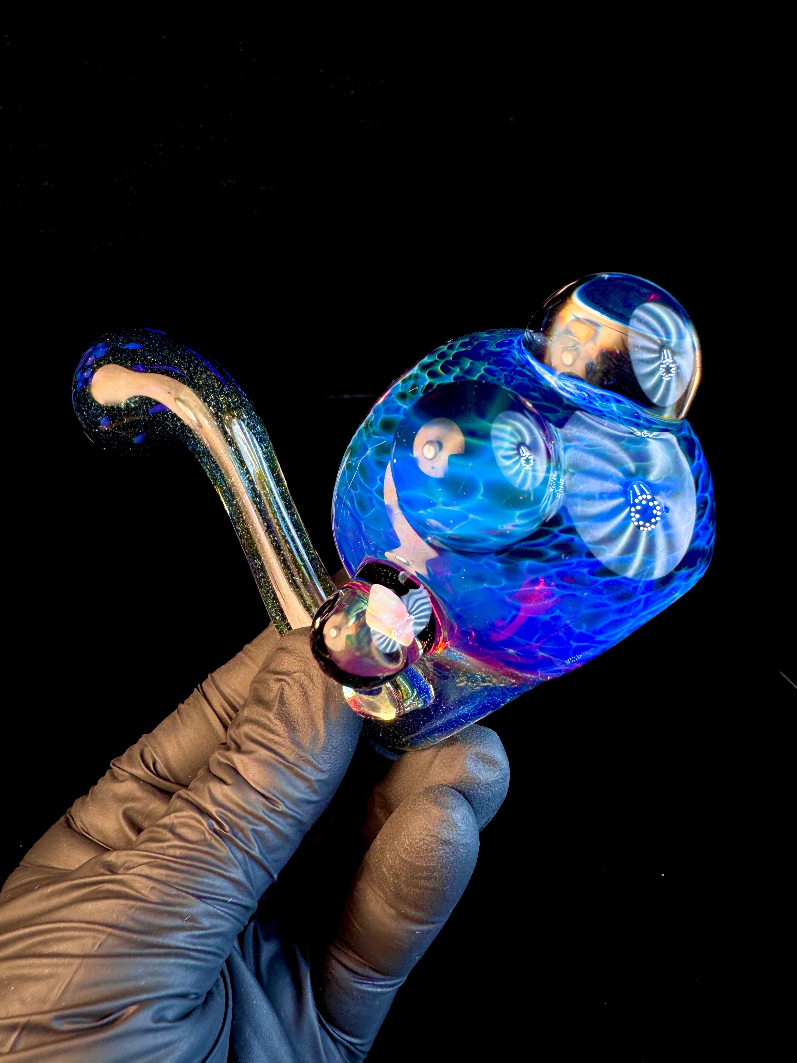 Amber purple x Blue stardust opal bendy